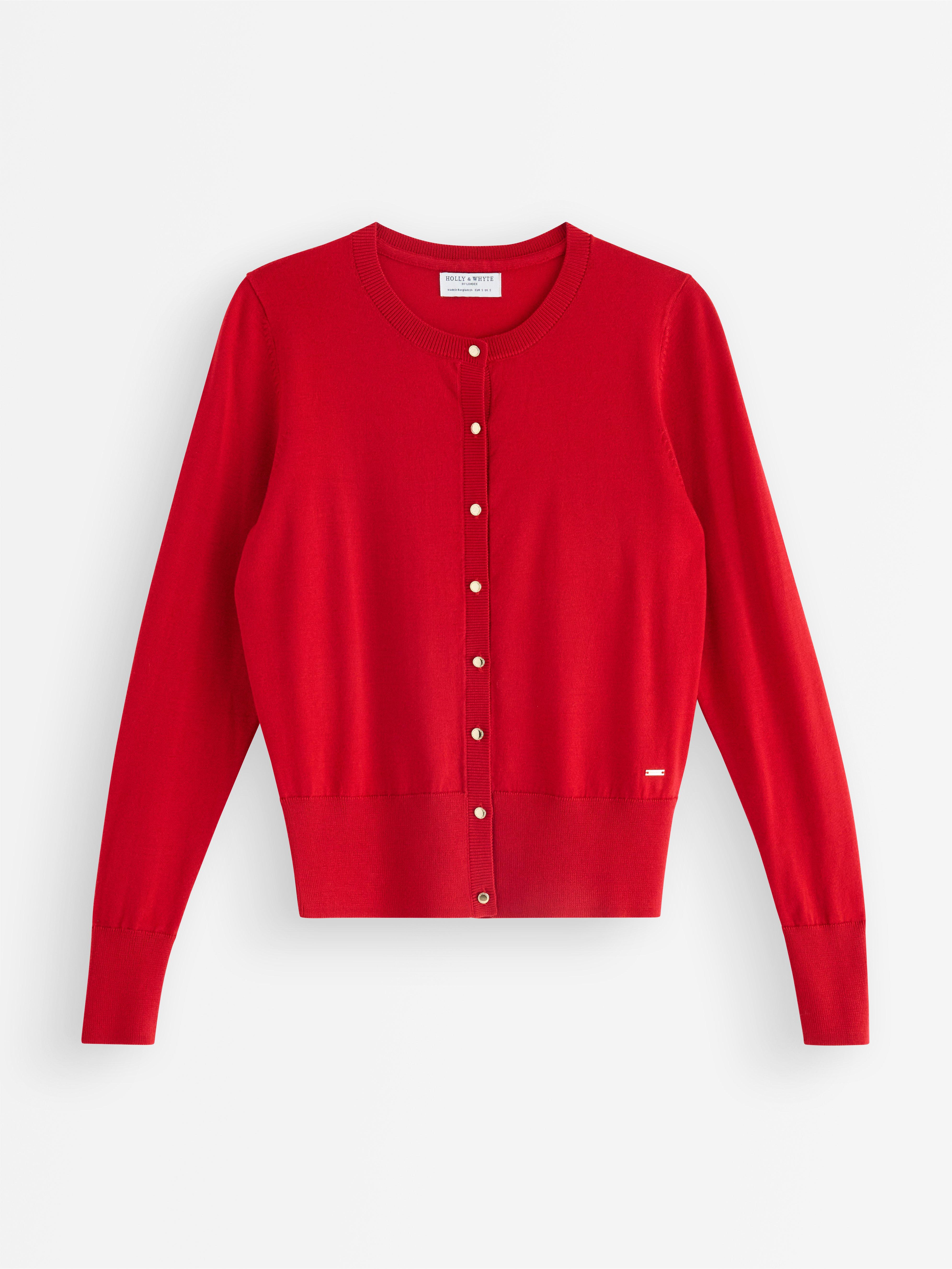 Cardigan - Womens Wear - Red