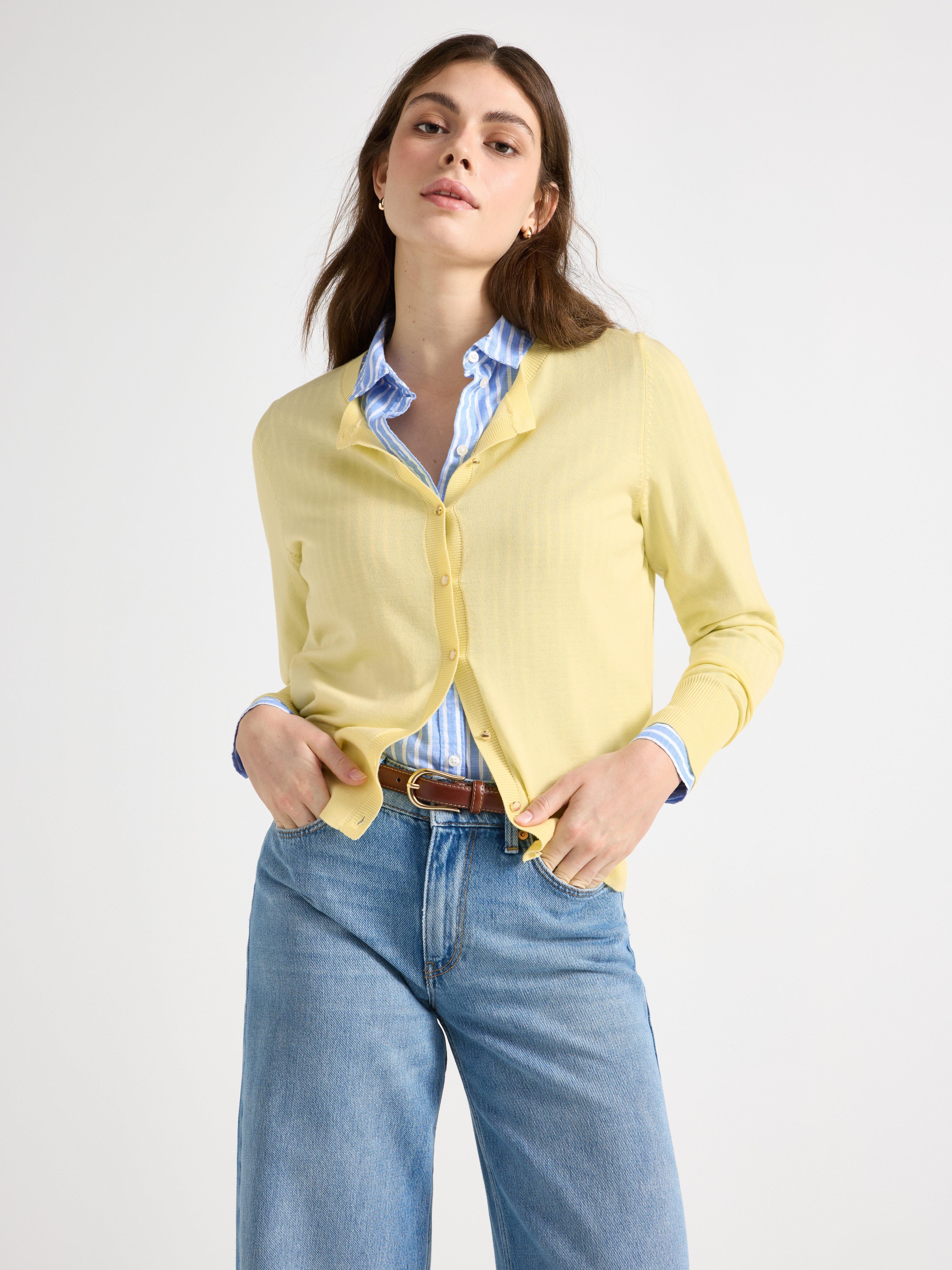 Cardigan - Womens Wear - Yellow