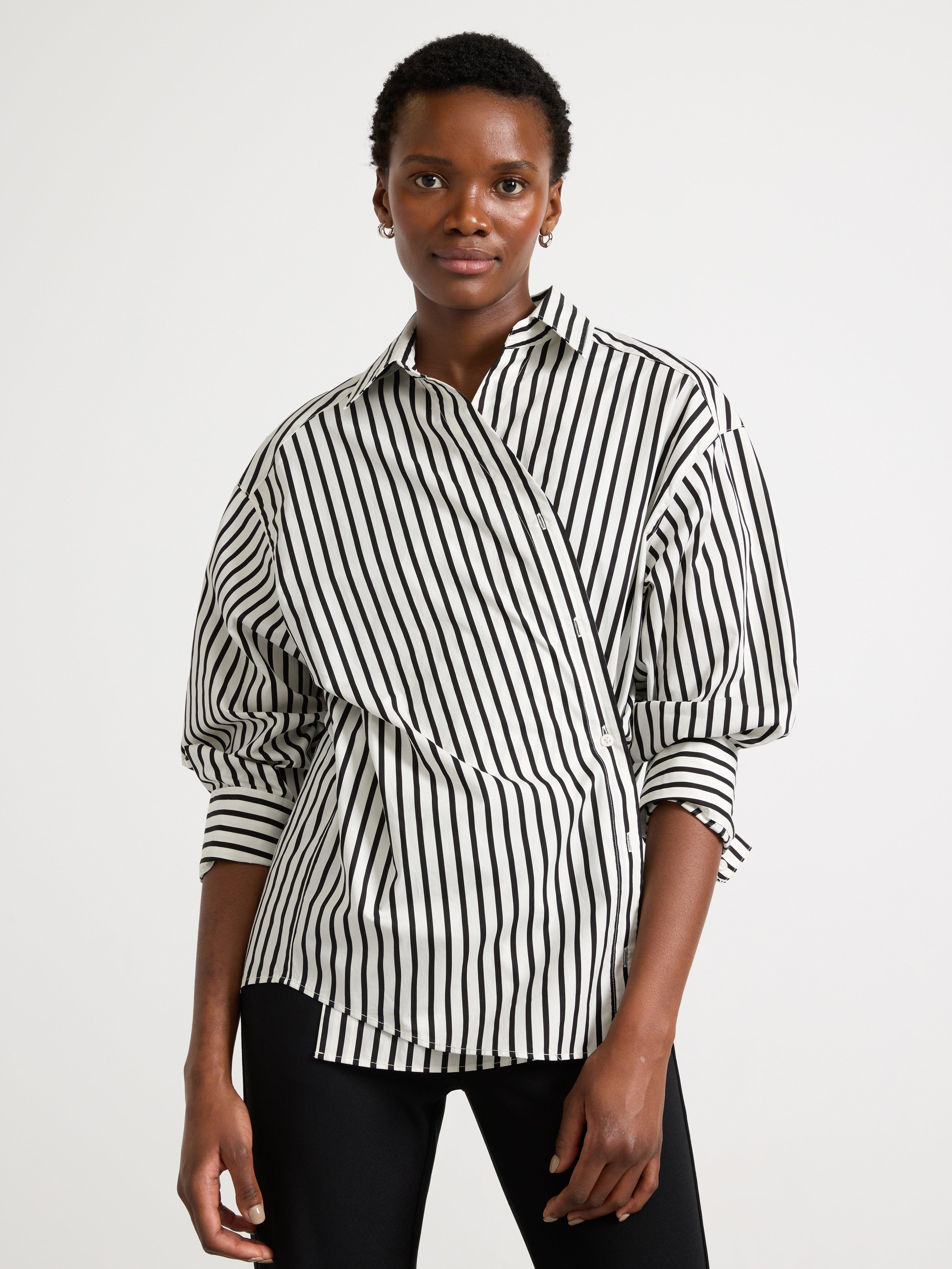 Striped shirt womens outlet blouse