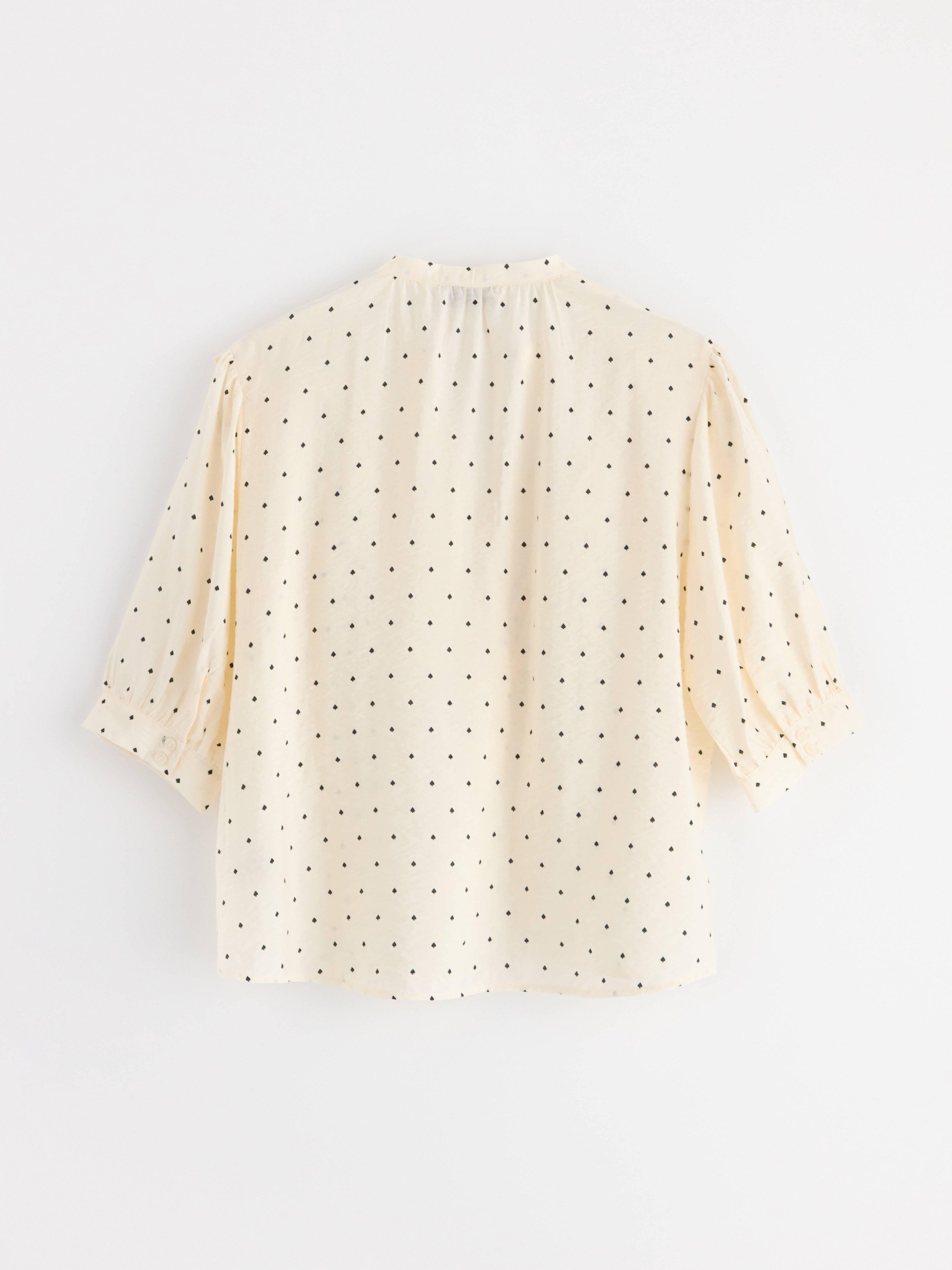 Bluse - Dame - Hvit
