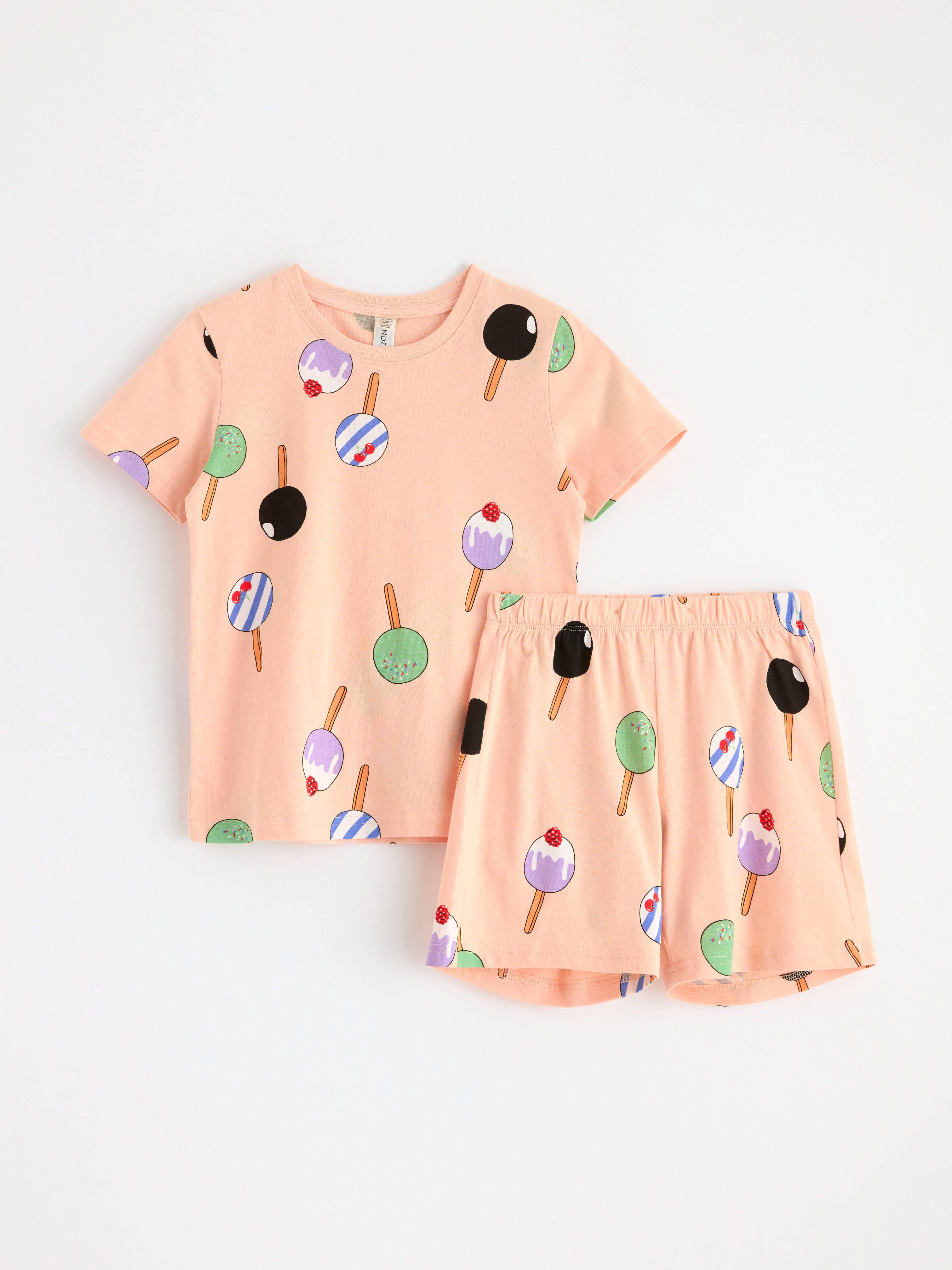 Pyžamo - Děti - Oranžová