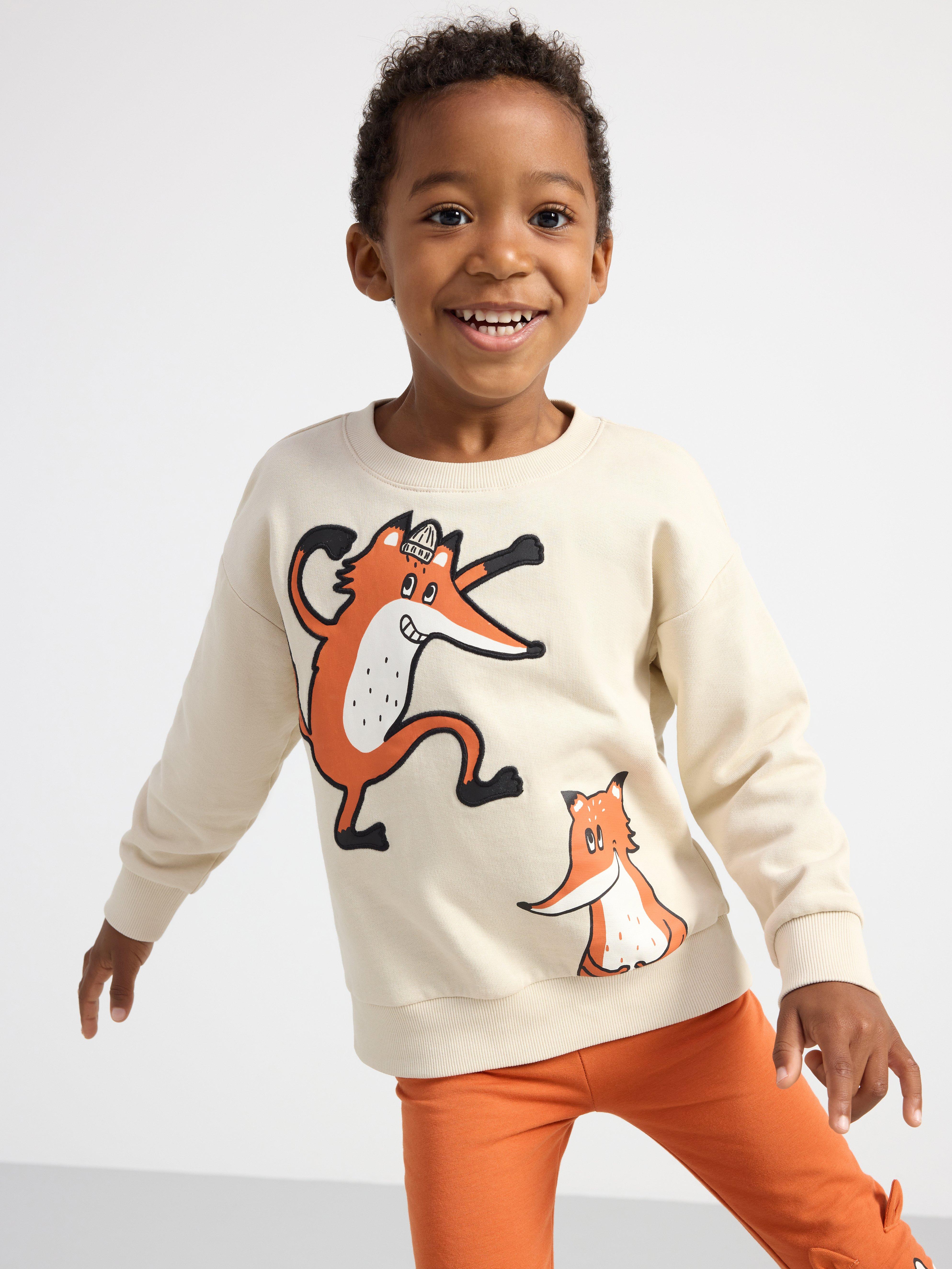 Girls shop fox jumper