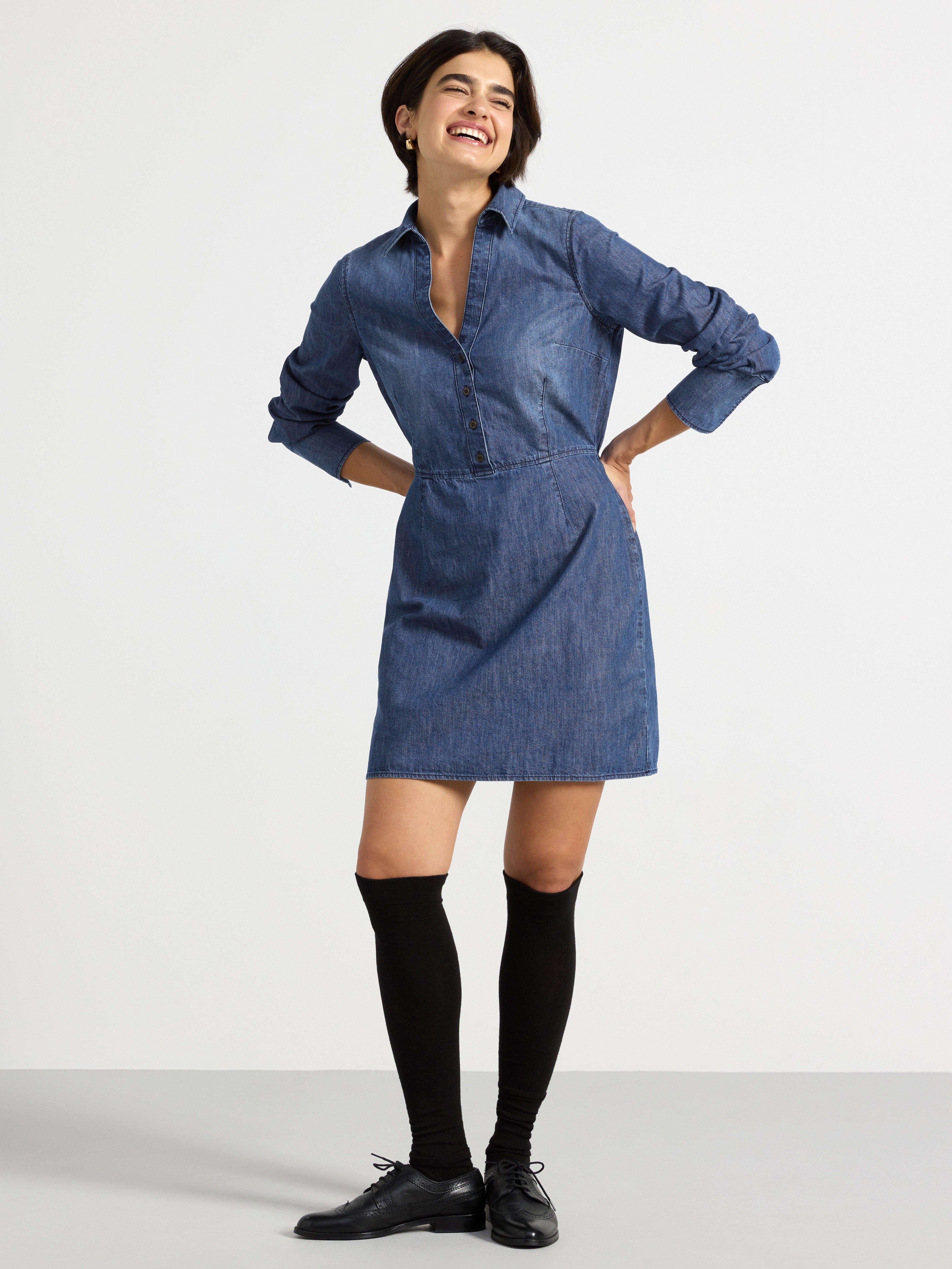 Denim dress shop womens uk