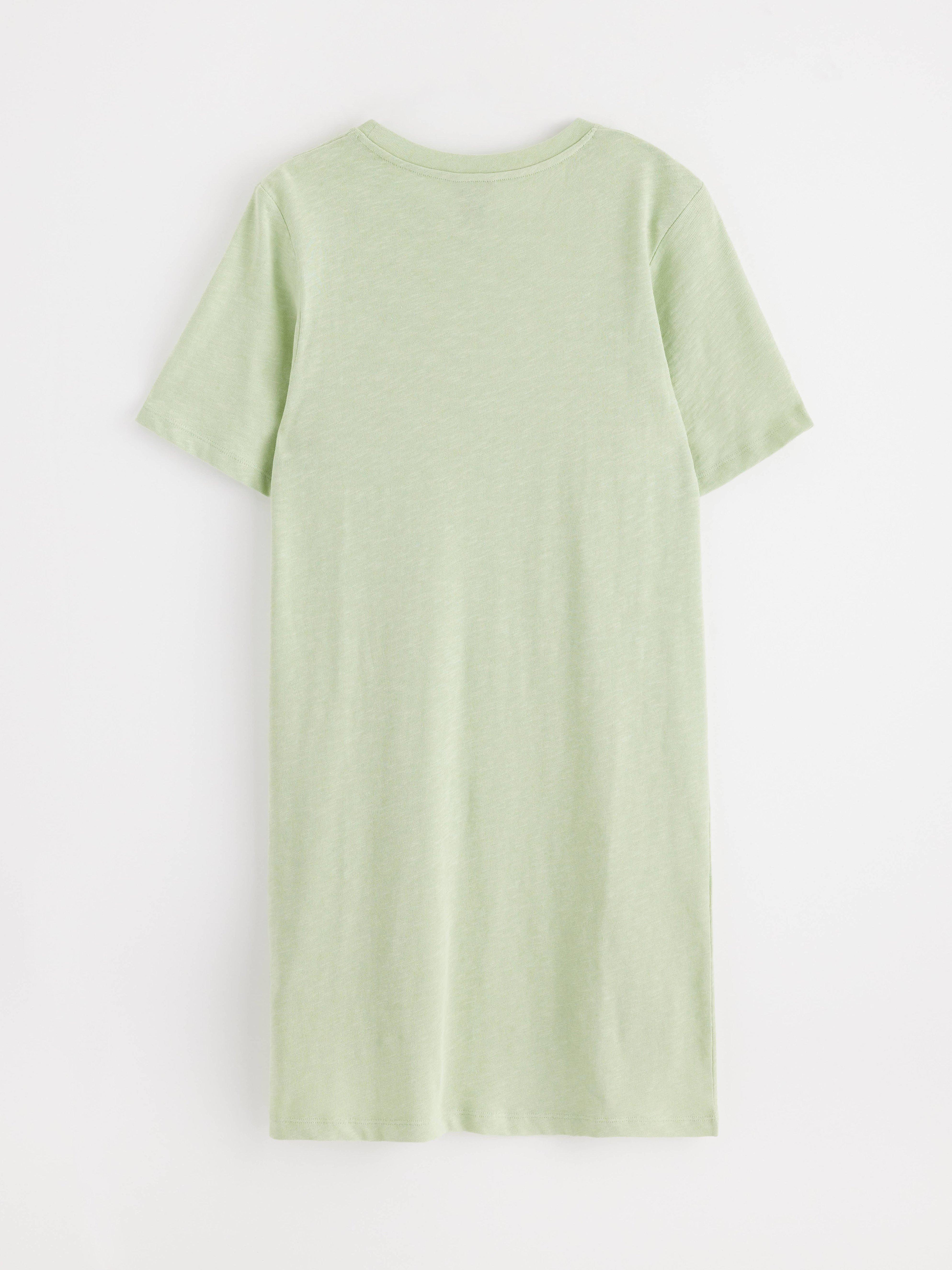 T-shirt-kjole - Dame - Grøn