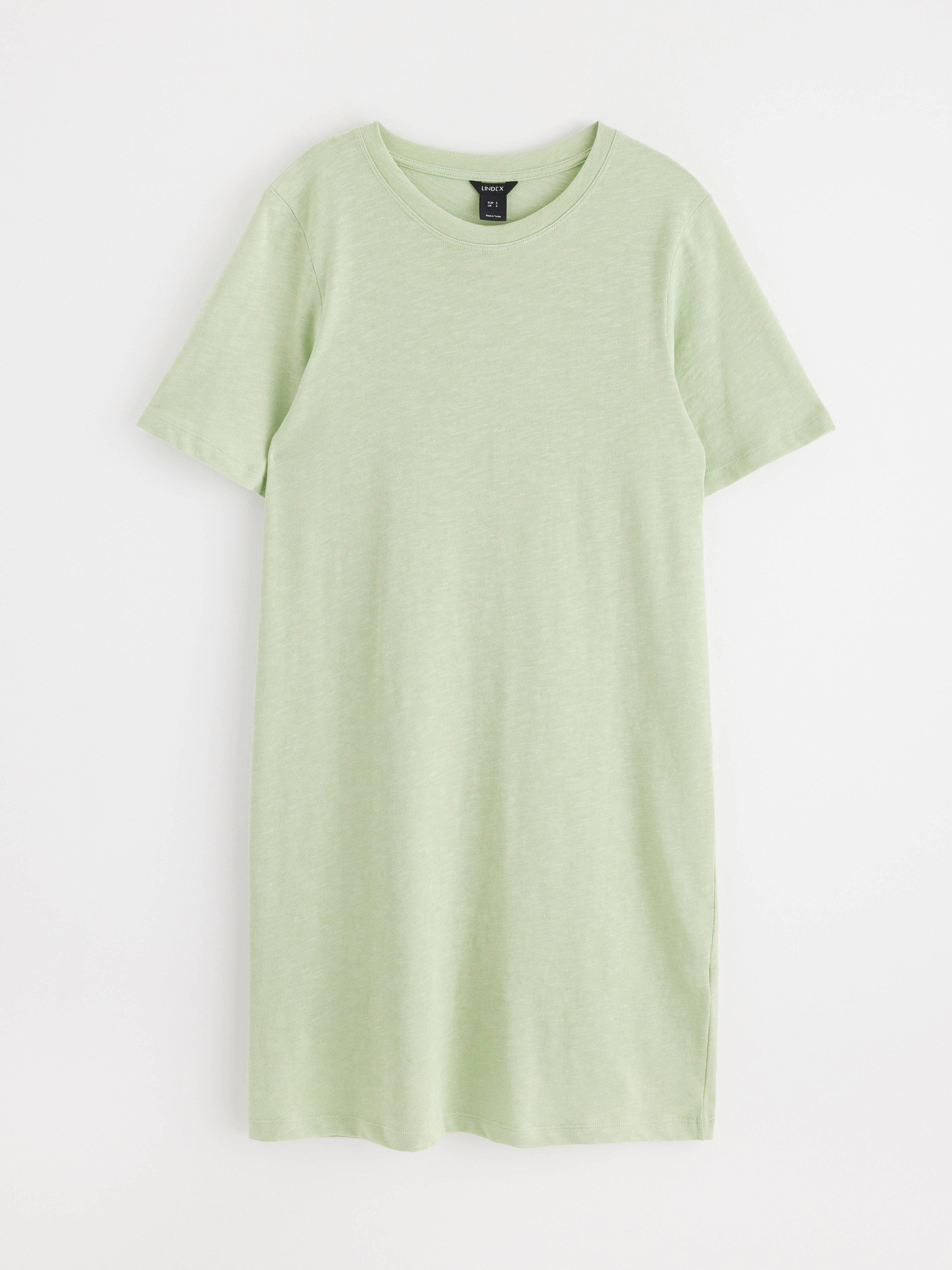 T-shirt-kjole - Dame - Grøn