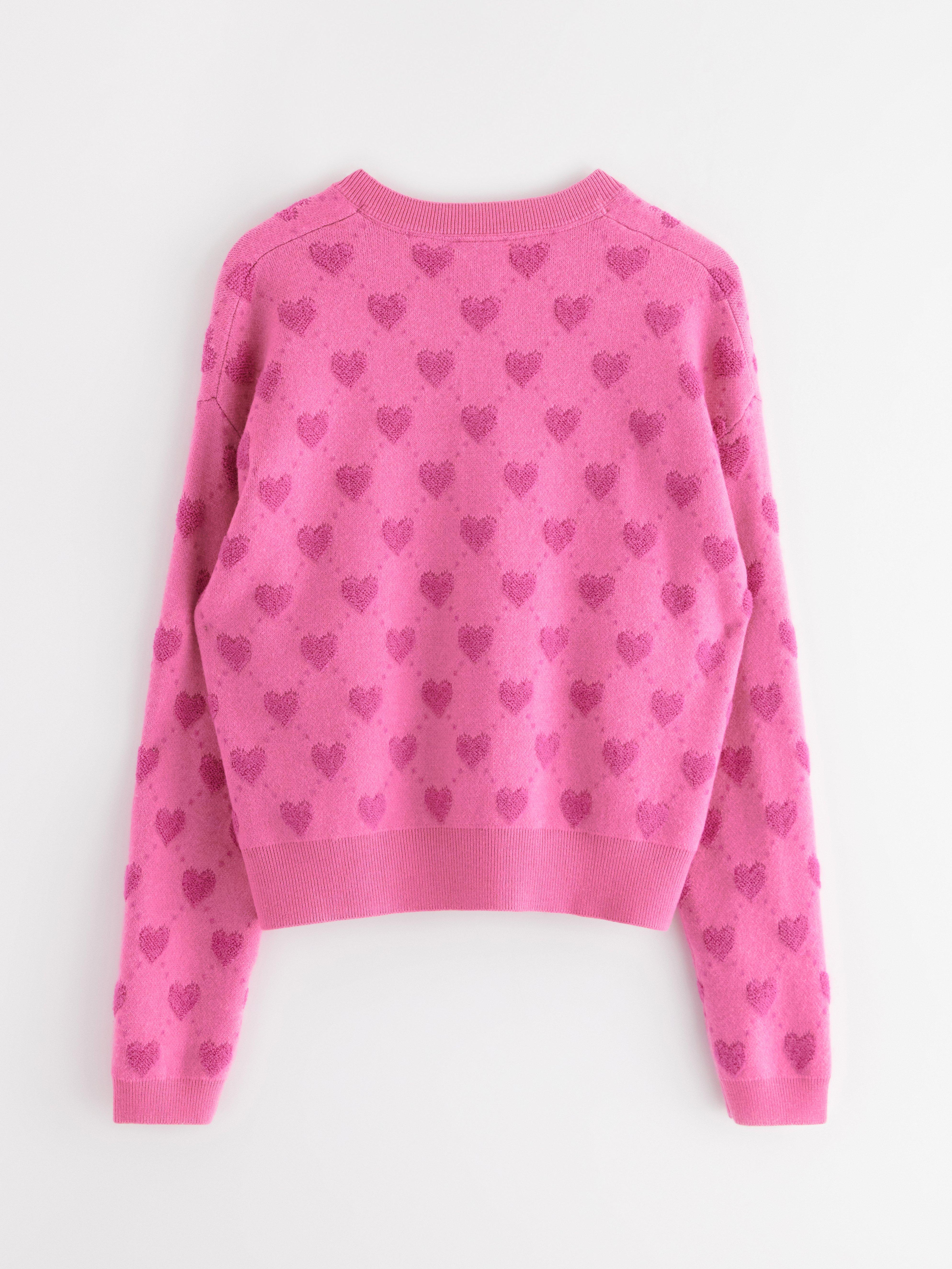 Cardigan - Dam - Rosa
