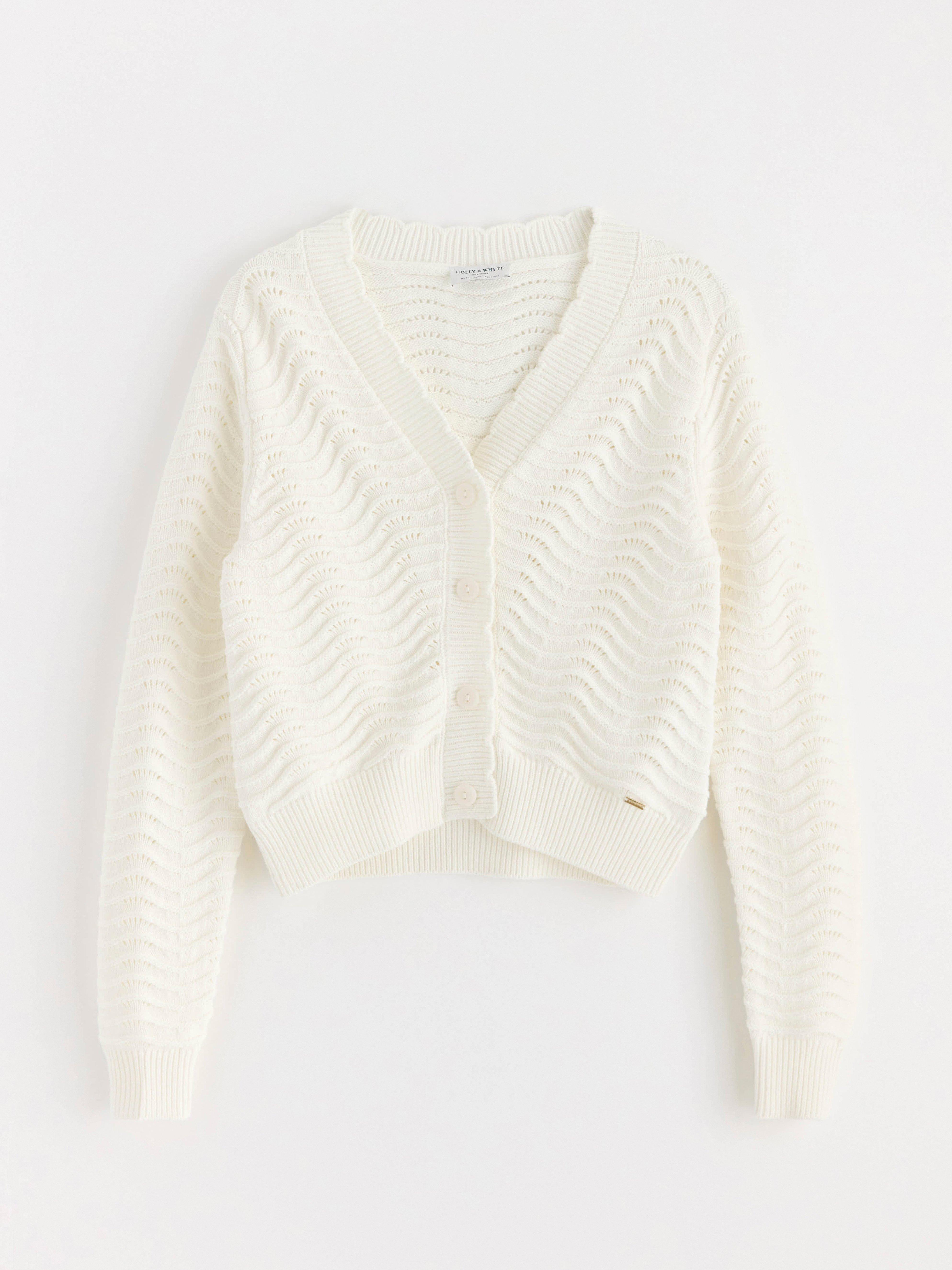 Cardigan - Womens Wear - White