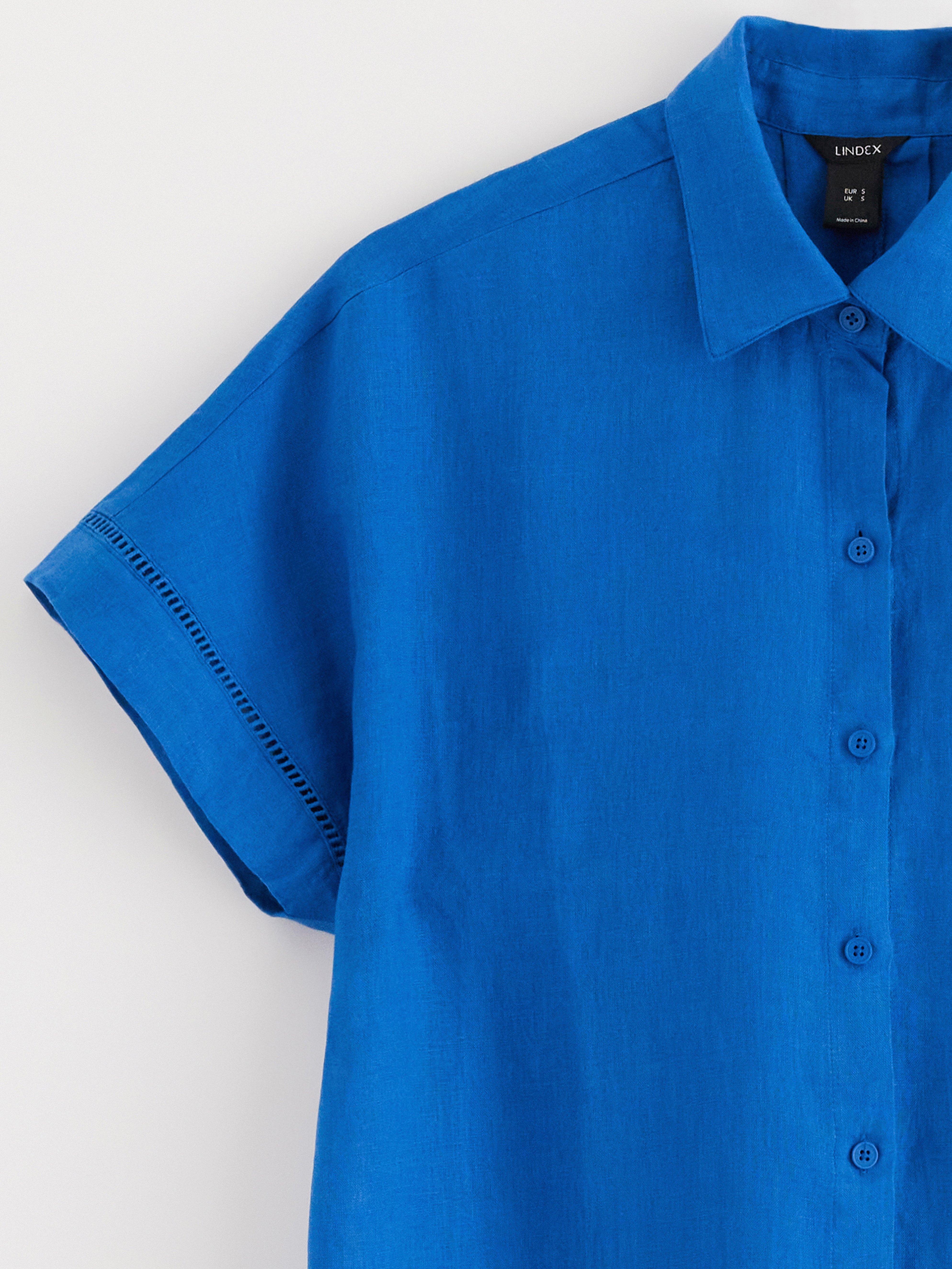 Shirt dress - Womens Wear - Blue