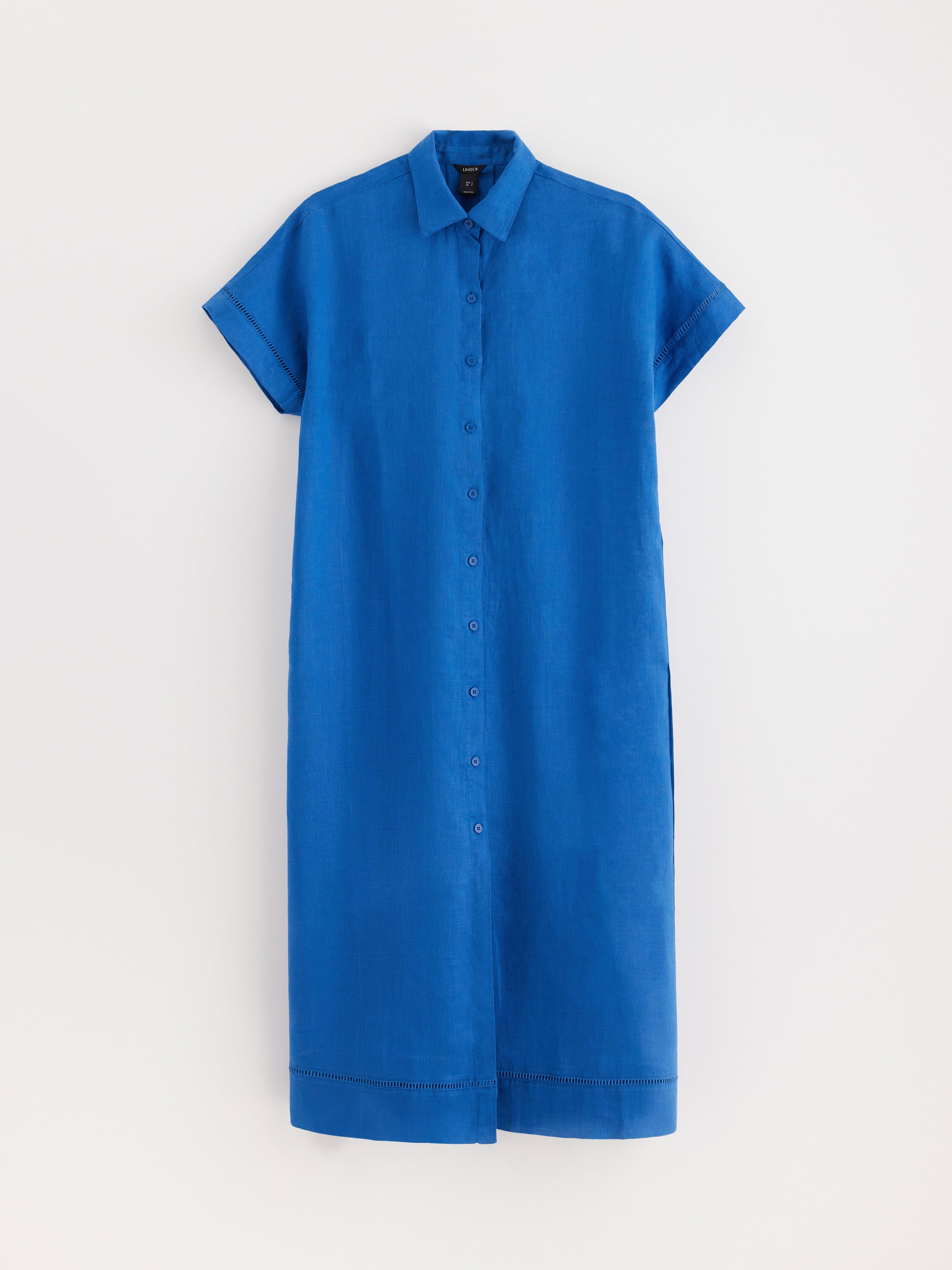 Shirt dress - Womens Wear - Blue
