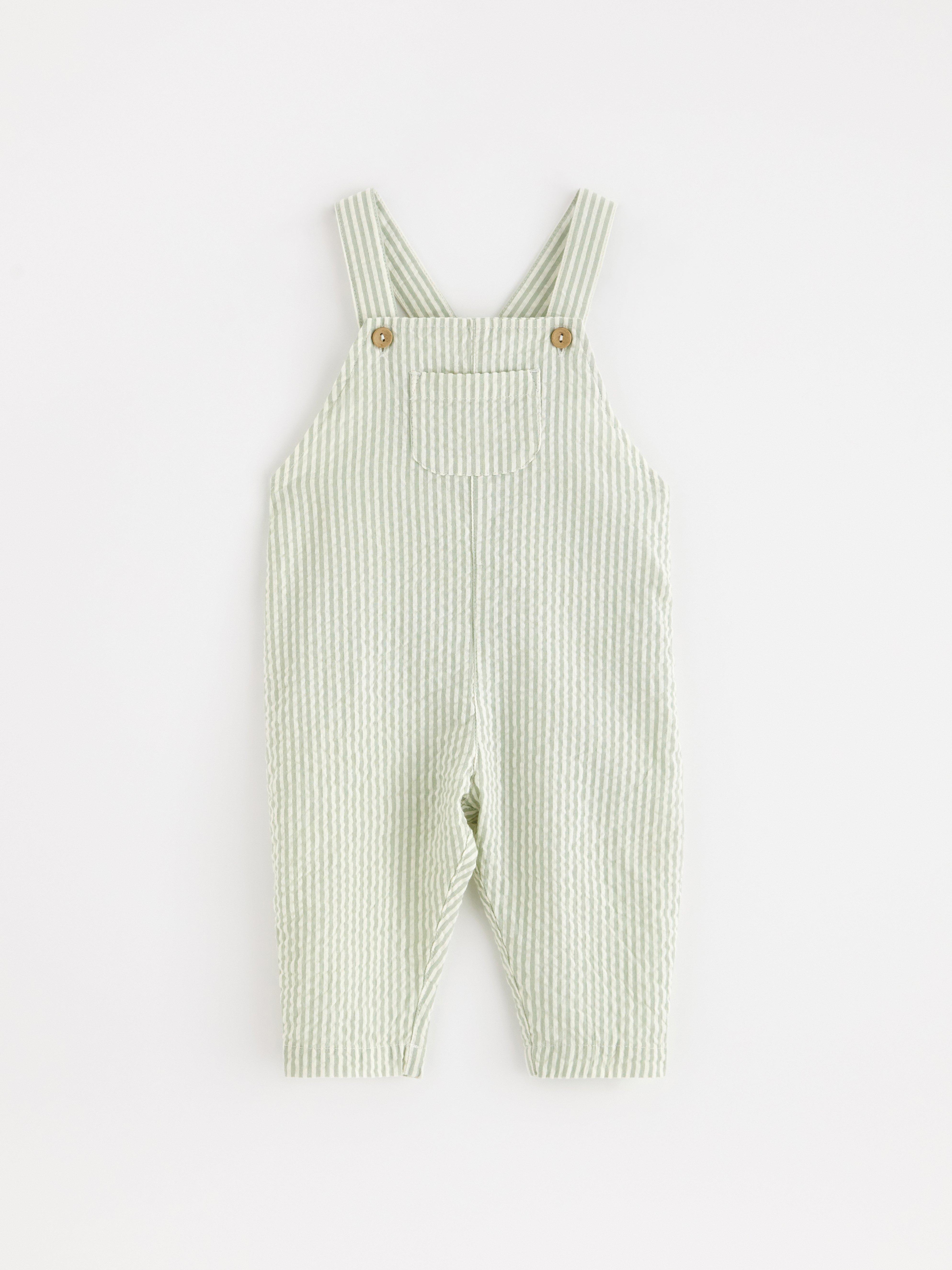 Bib Trousers - Kids Wear - Green