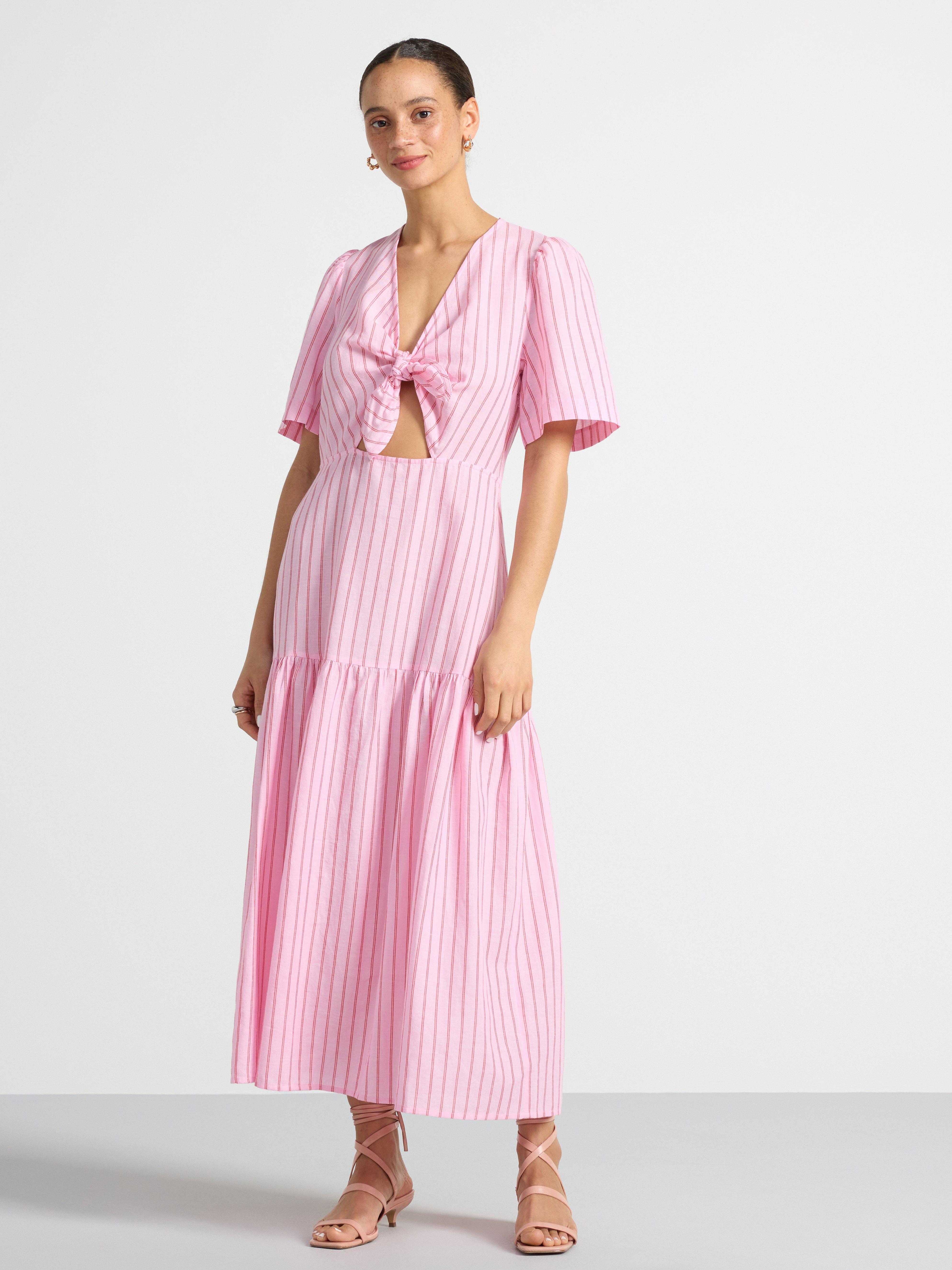 Maxi dress with knot detail Lindex Estonia