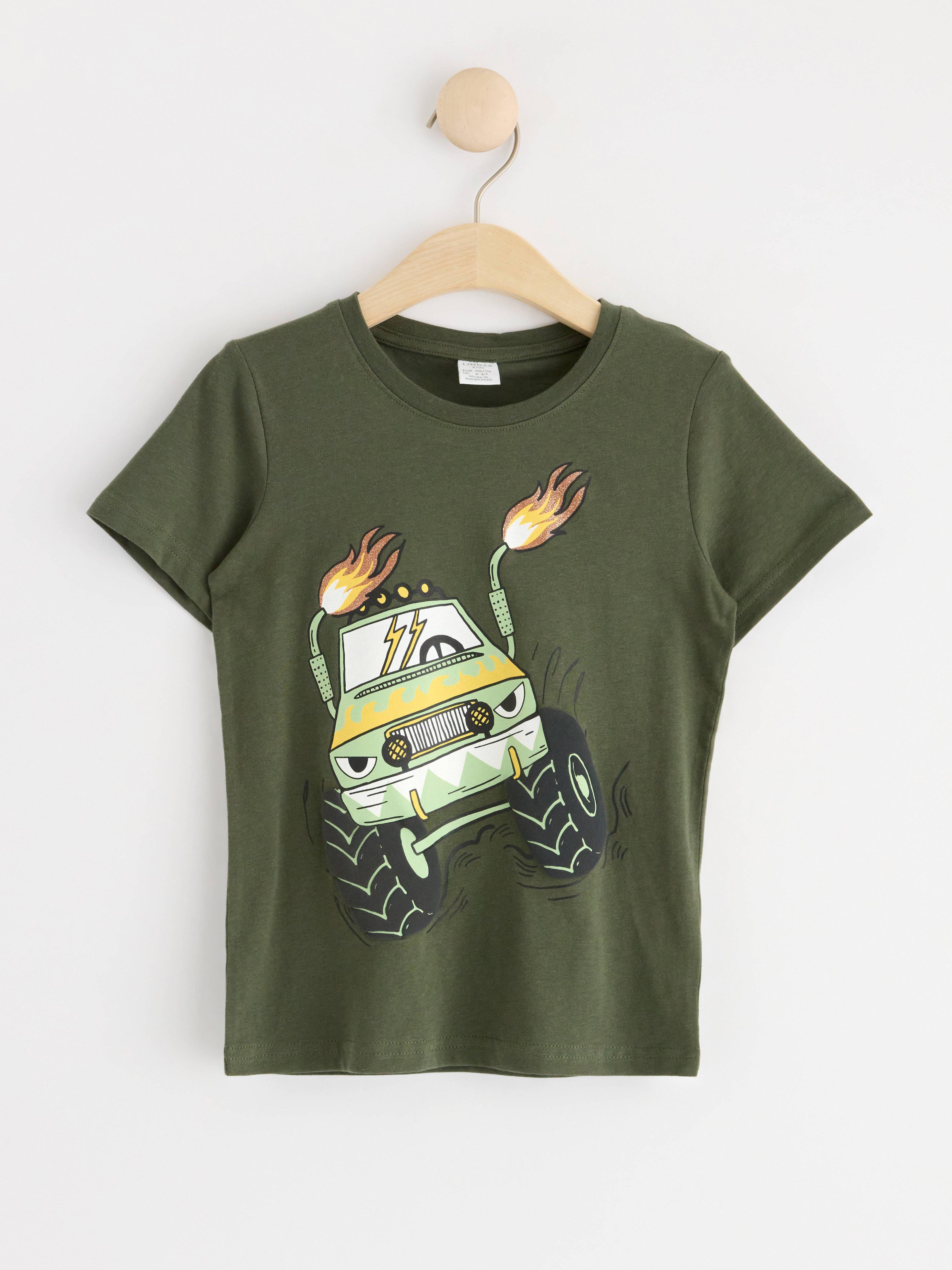 T-shirt - Barn - Khaki