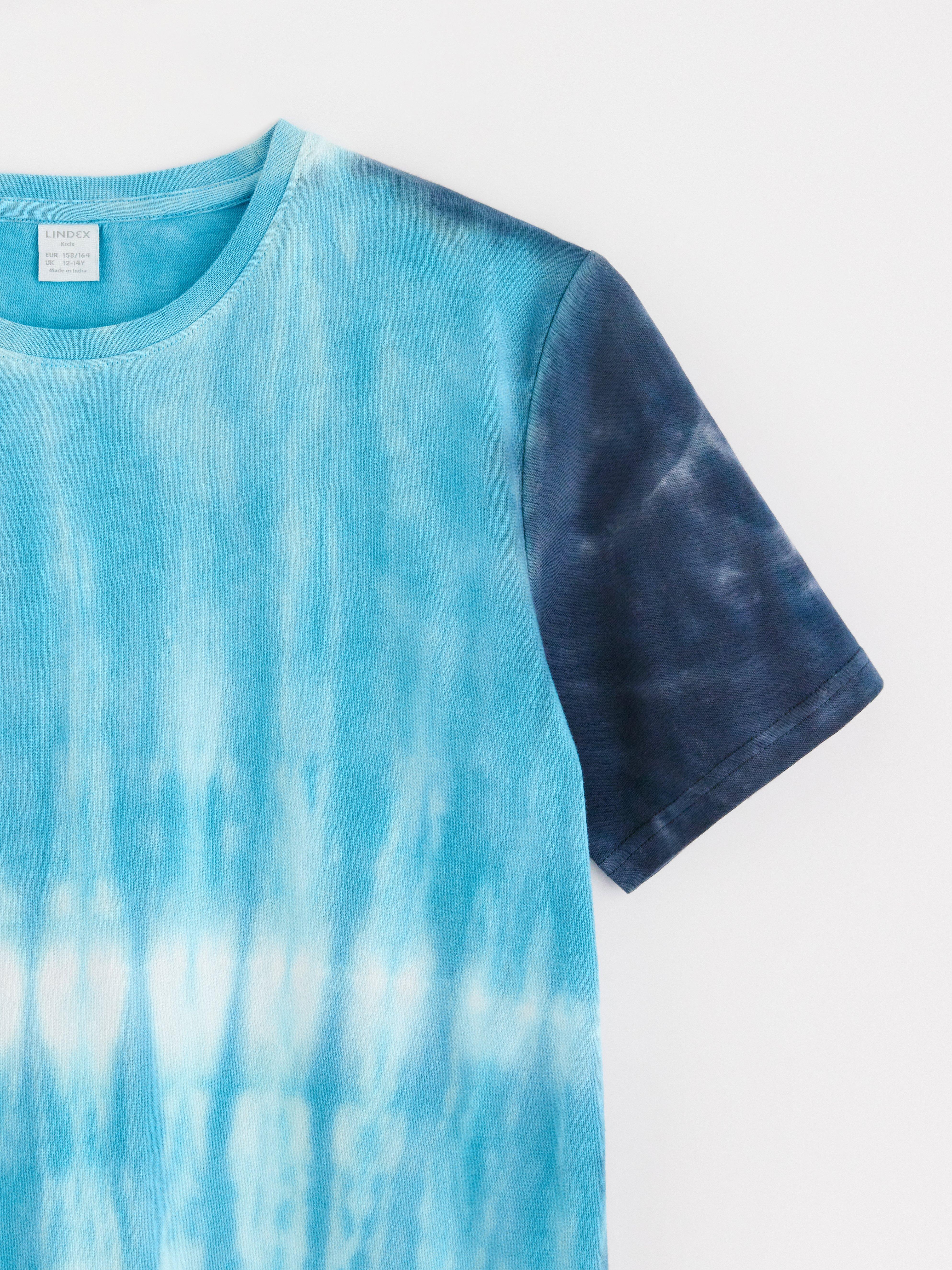 T-shirt - Barn - Turkos