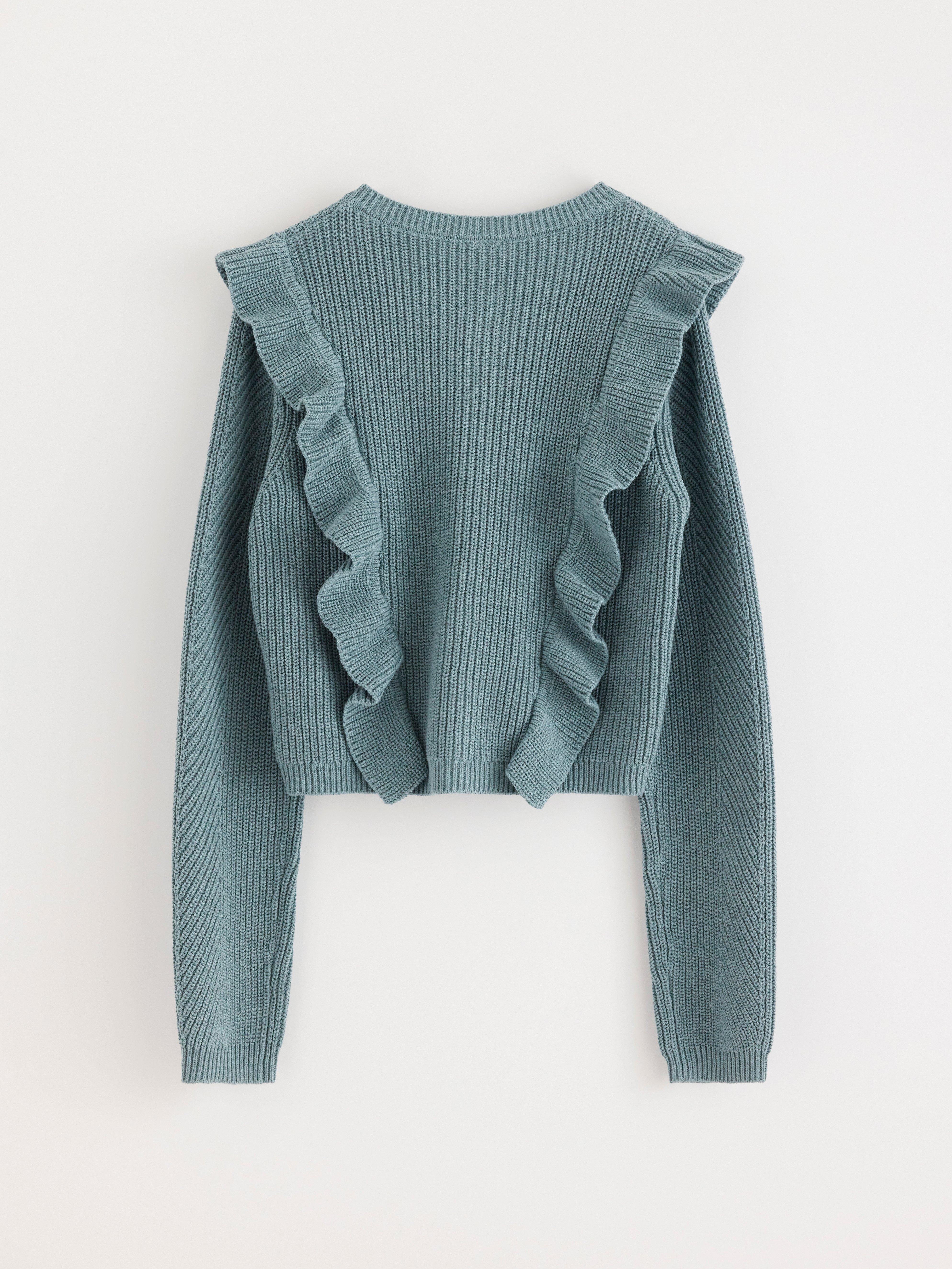 Cardigan - Barn - Aqua