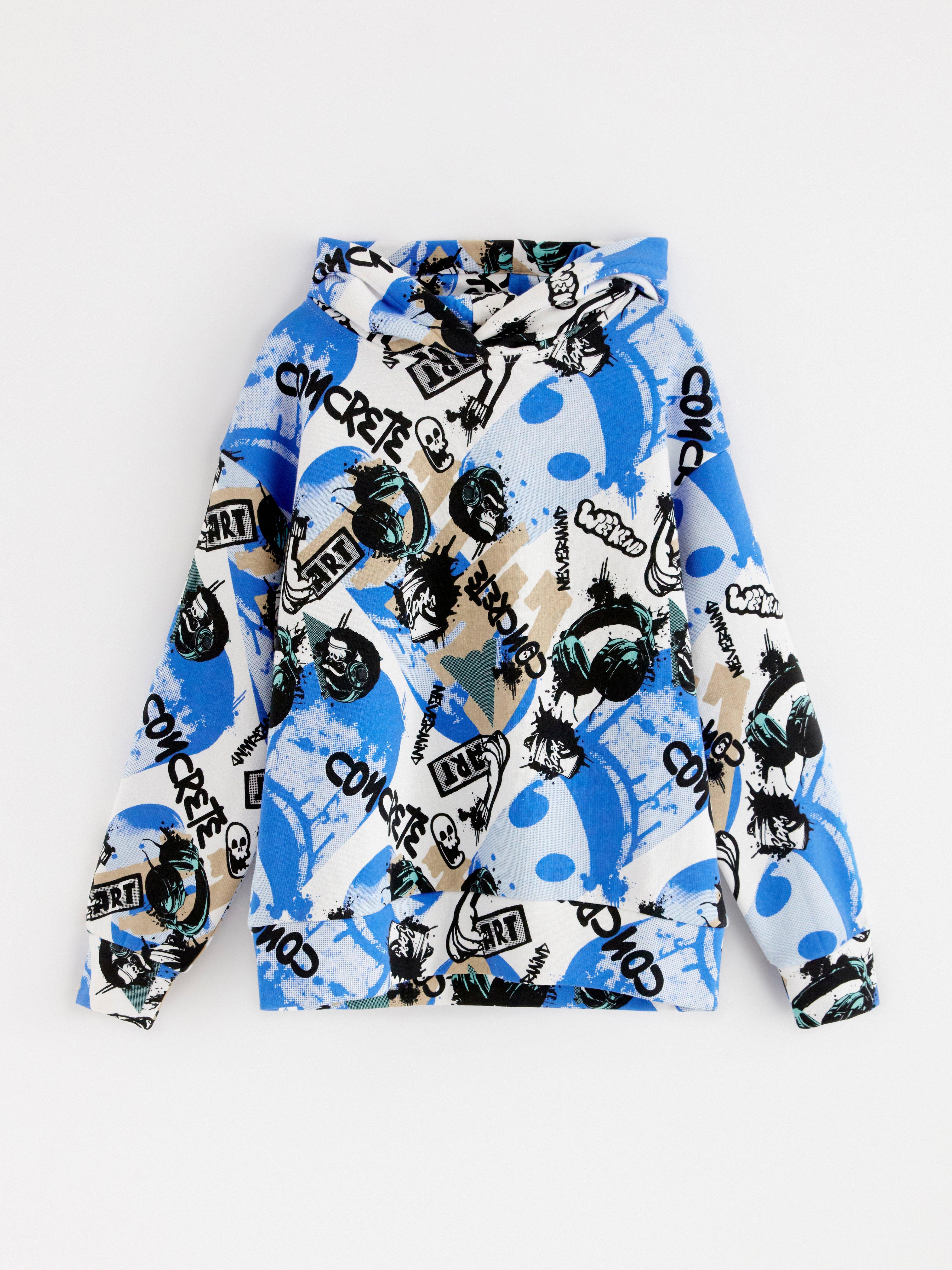 Hooded Sweatshirt - Kids Wear - White