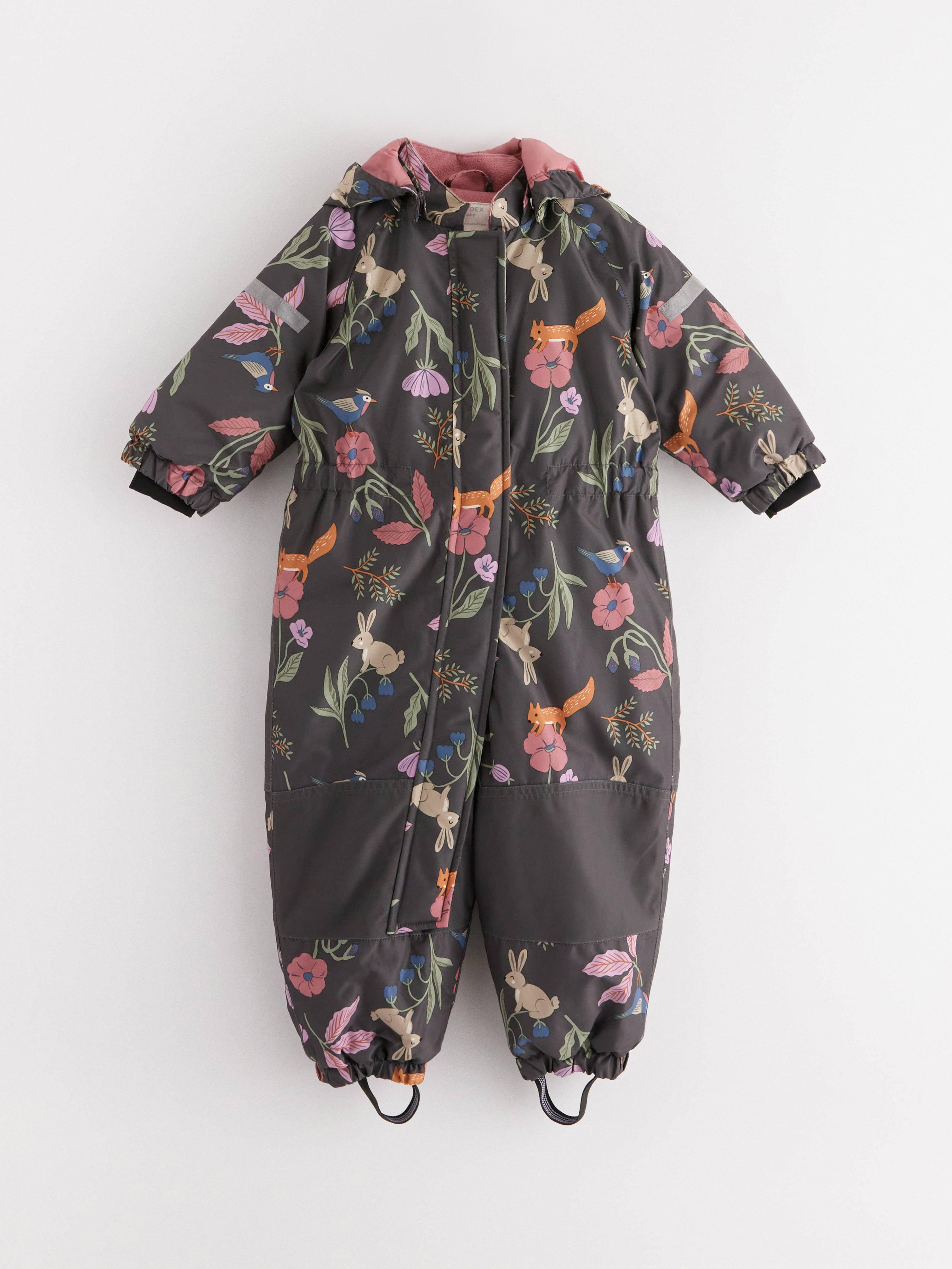 Padded waterproof snowsuit