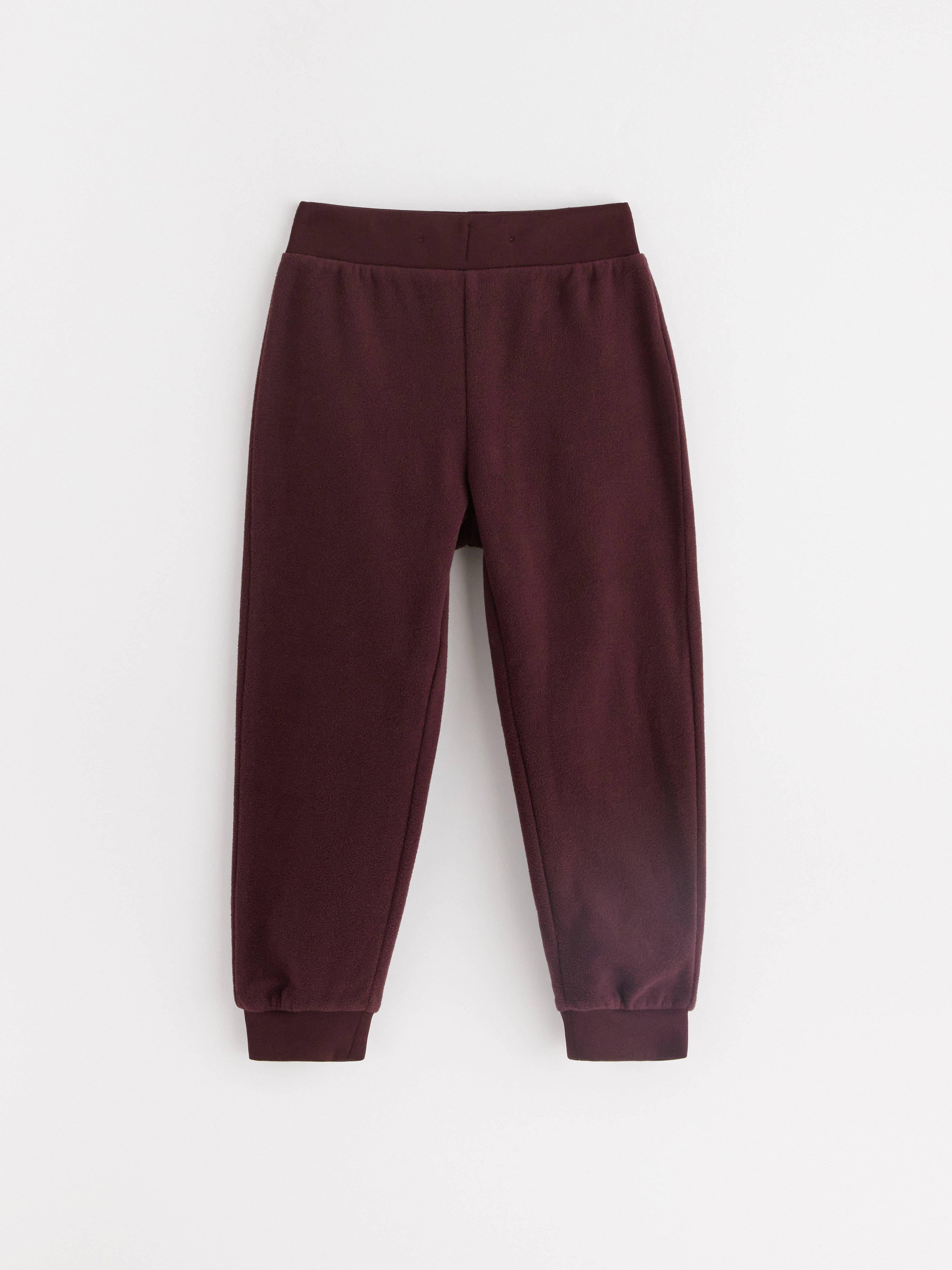Joggers in microfleece