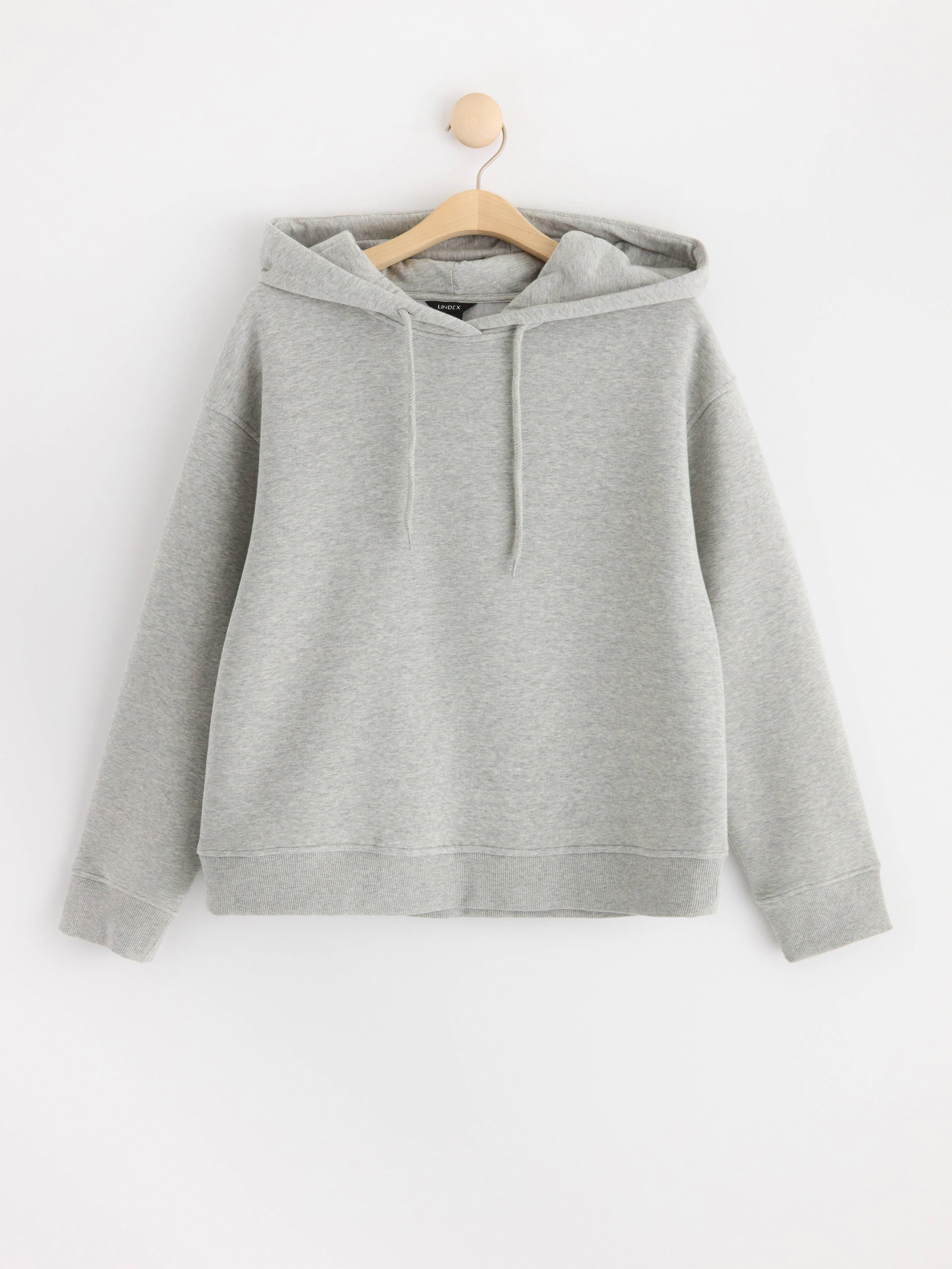 Huvtröja - Dam - Grå