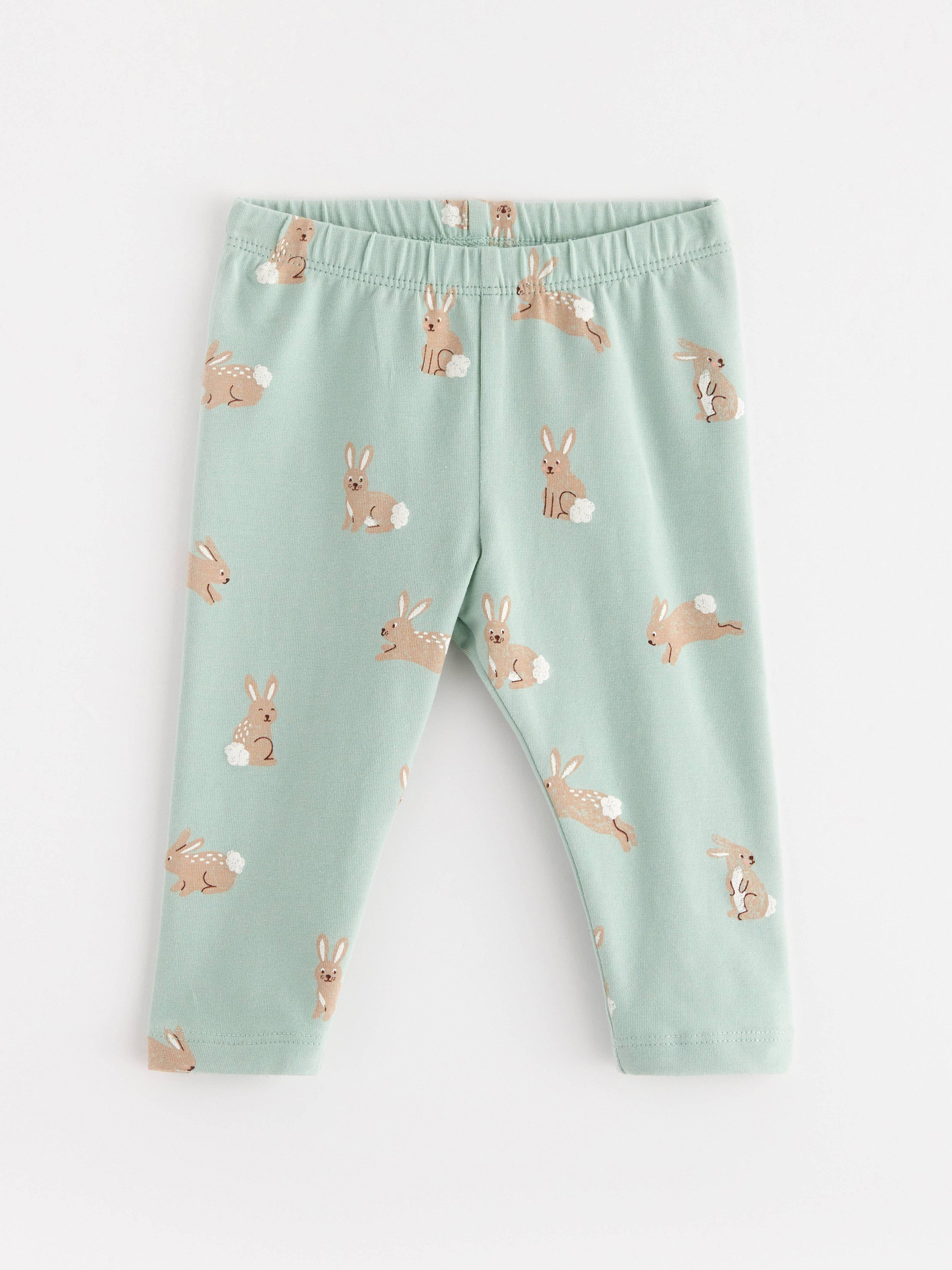 Leggings - Barn - Turkos