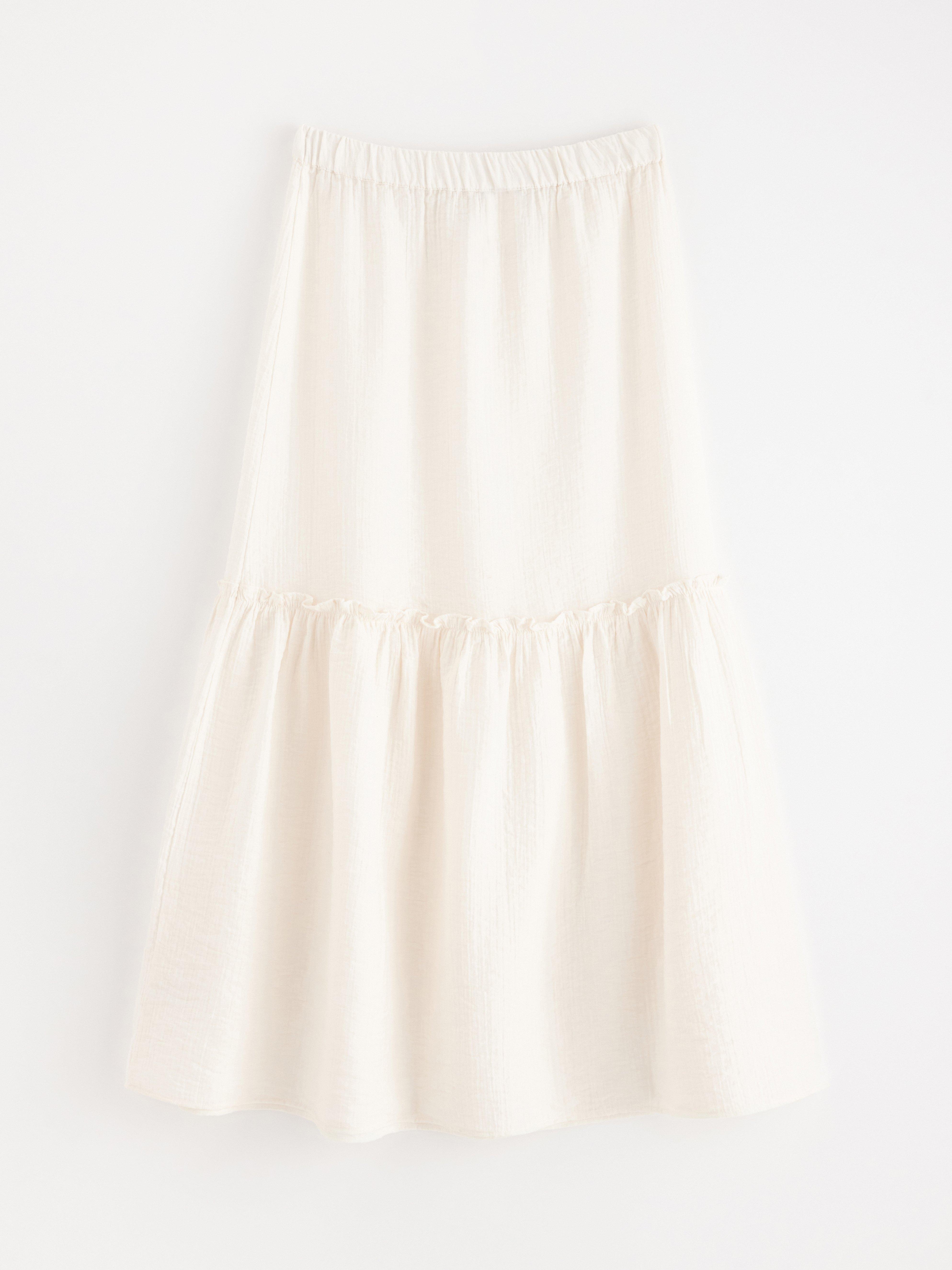 Maksihame - Naiset - Beige
