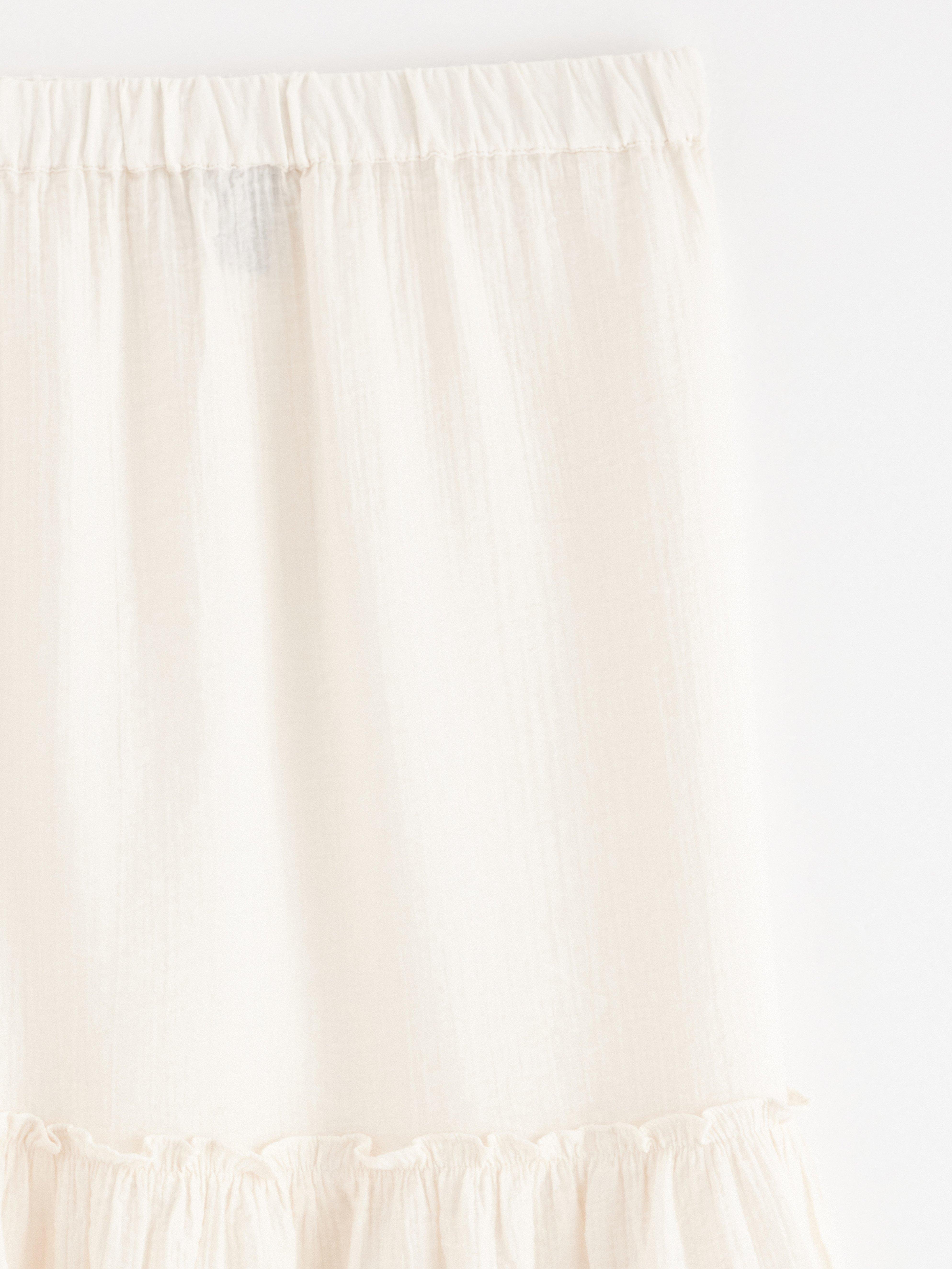 Maksihame - Naiset - Beige