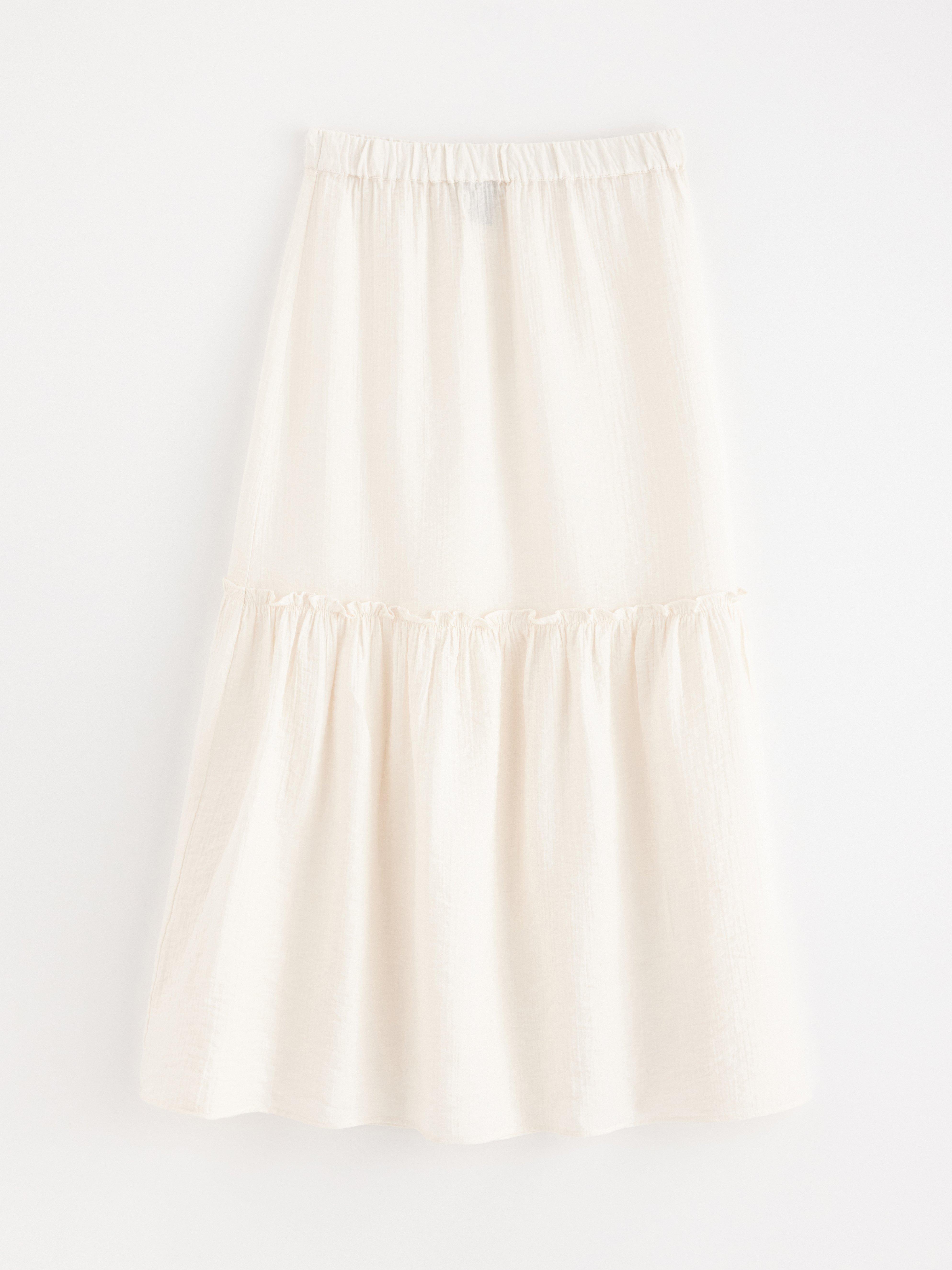 Maksihame - Naiset - Beige