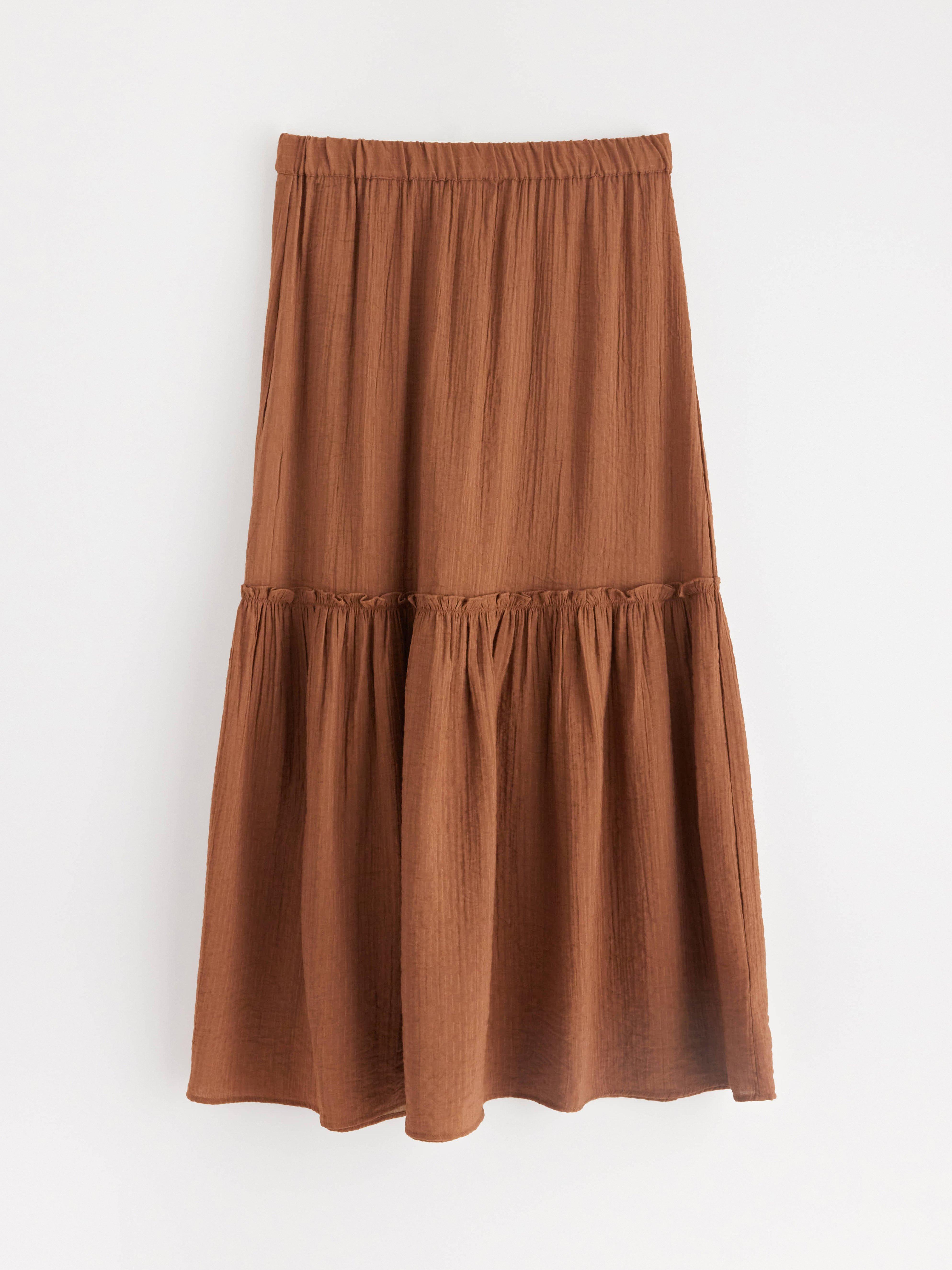 Maxi Skirt - Womens Wear - Brown