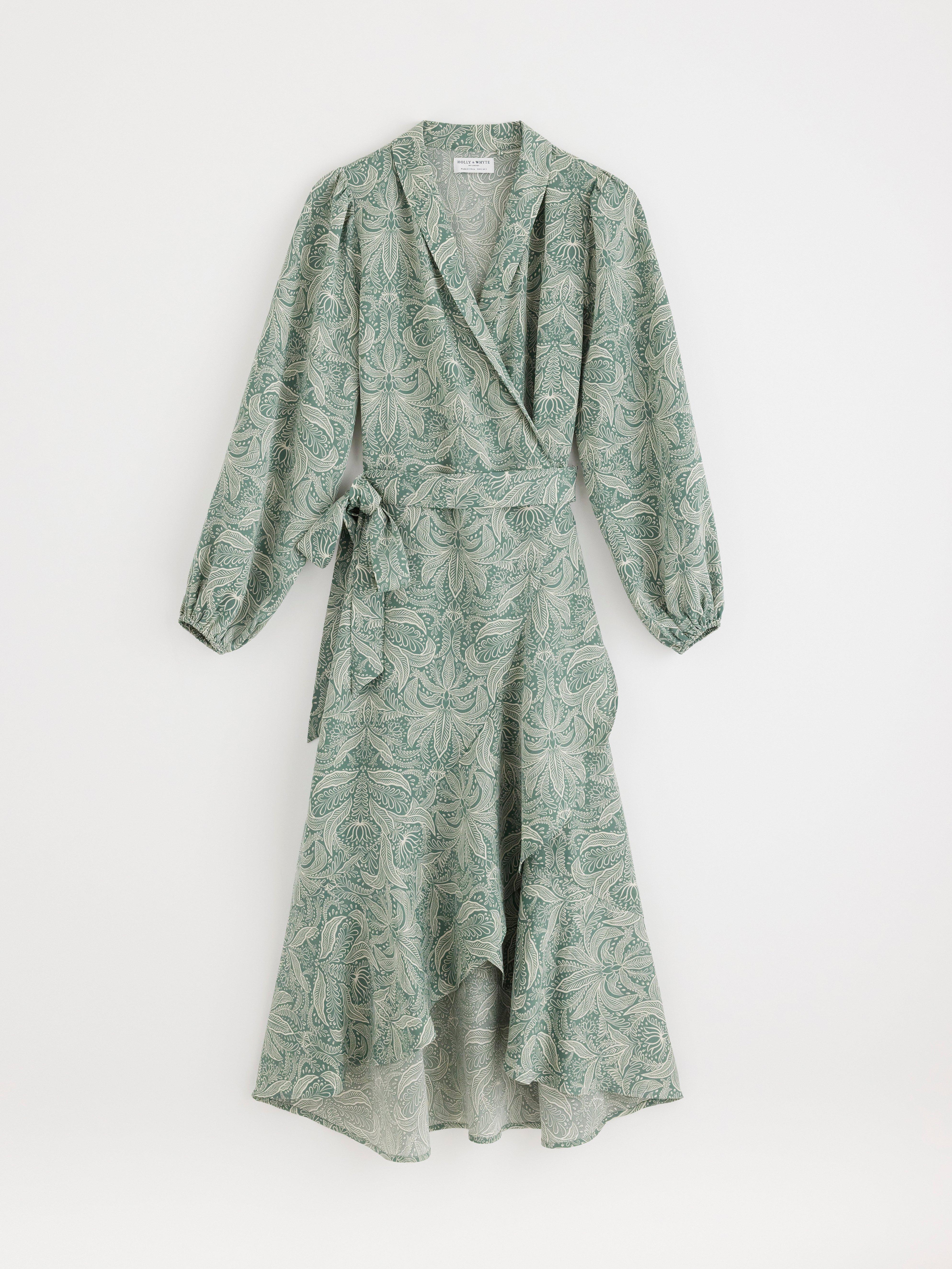 Wrap Dress - Womens Wear - Green