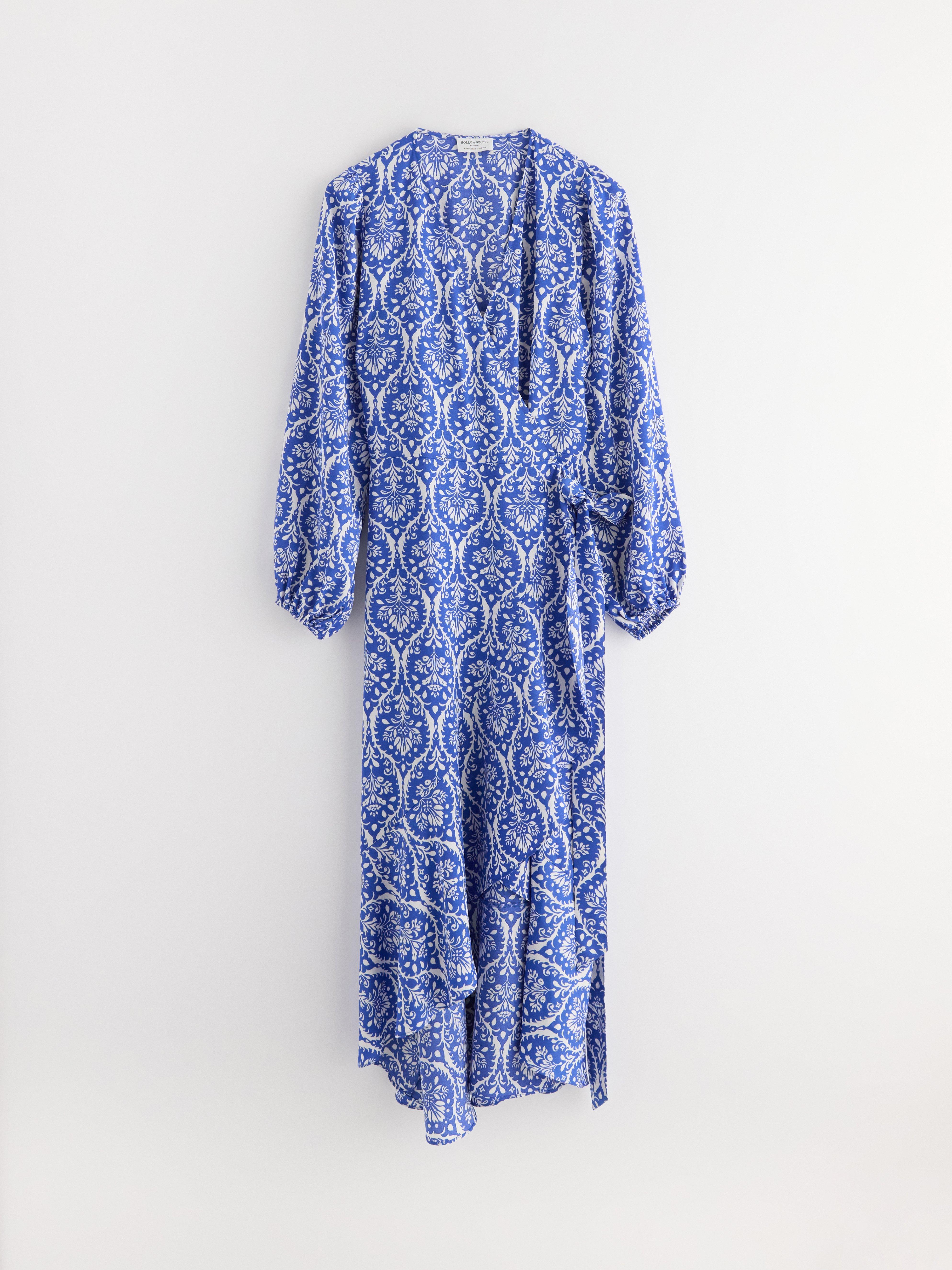 Wrap Dress - Womens Wear - Blue
