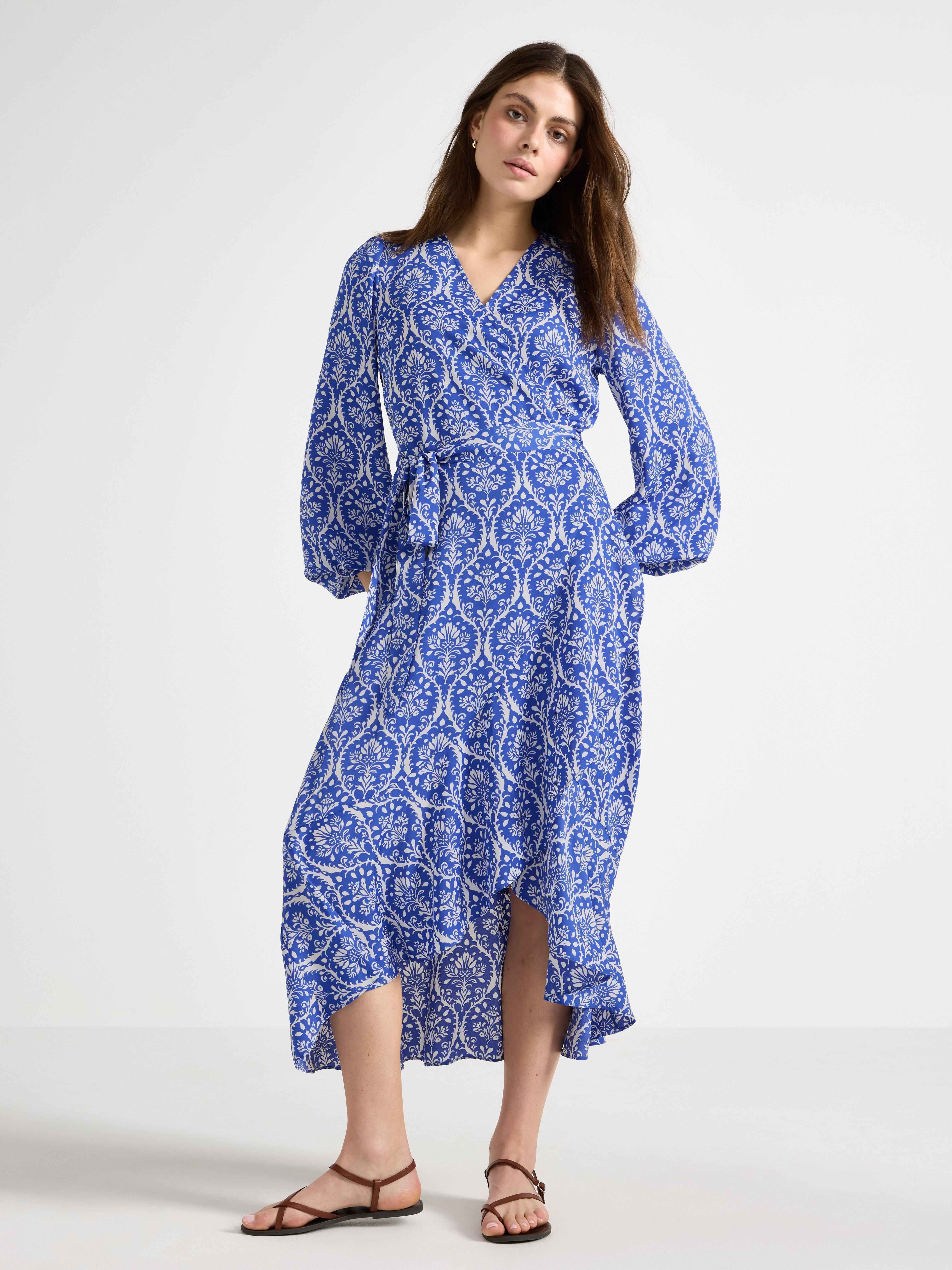 Wrap Dress - Womens Wear - Blue