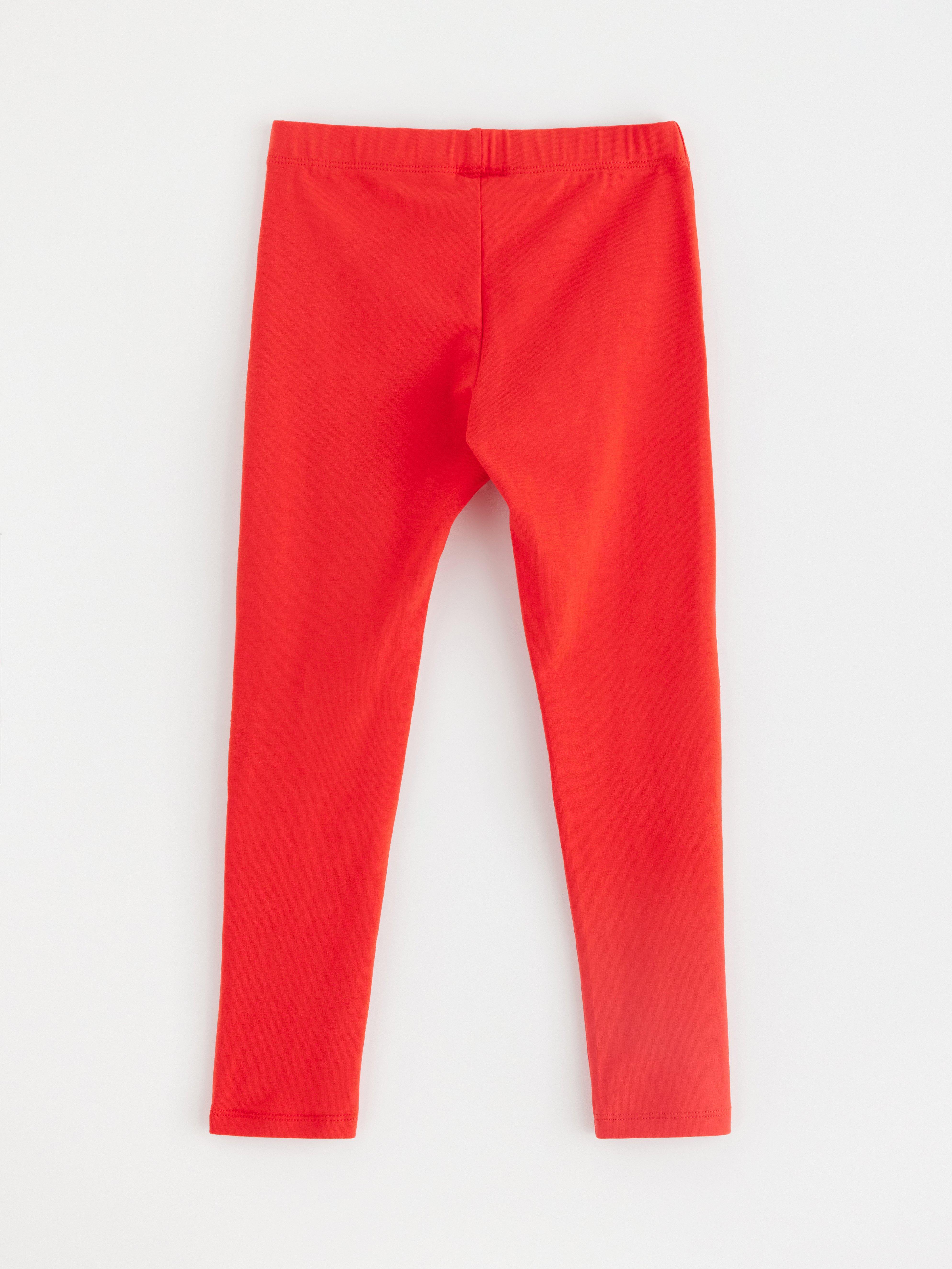 Leggings - Barn - Röd