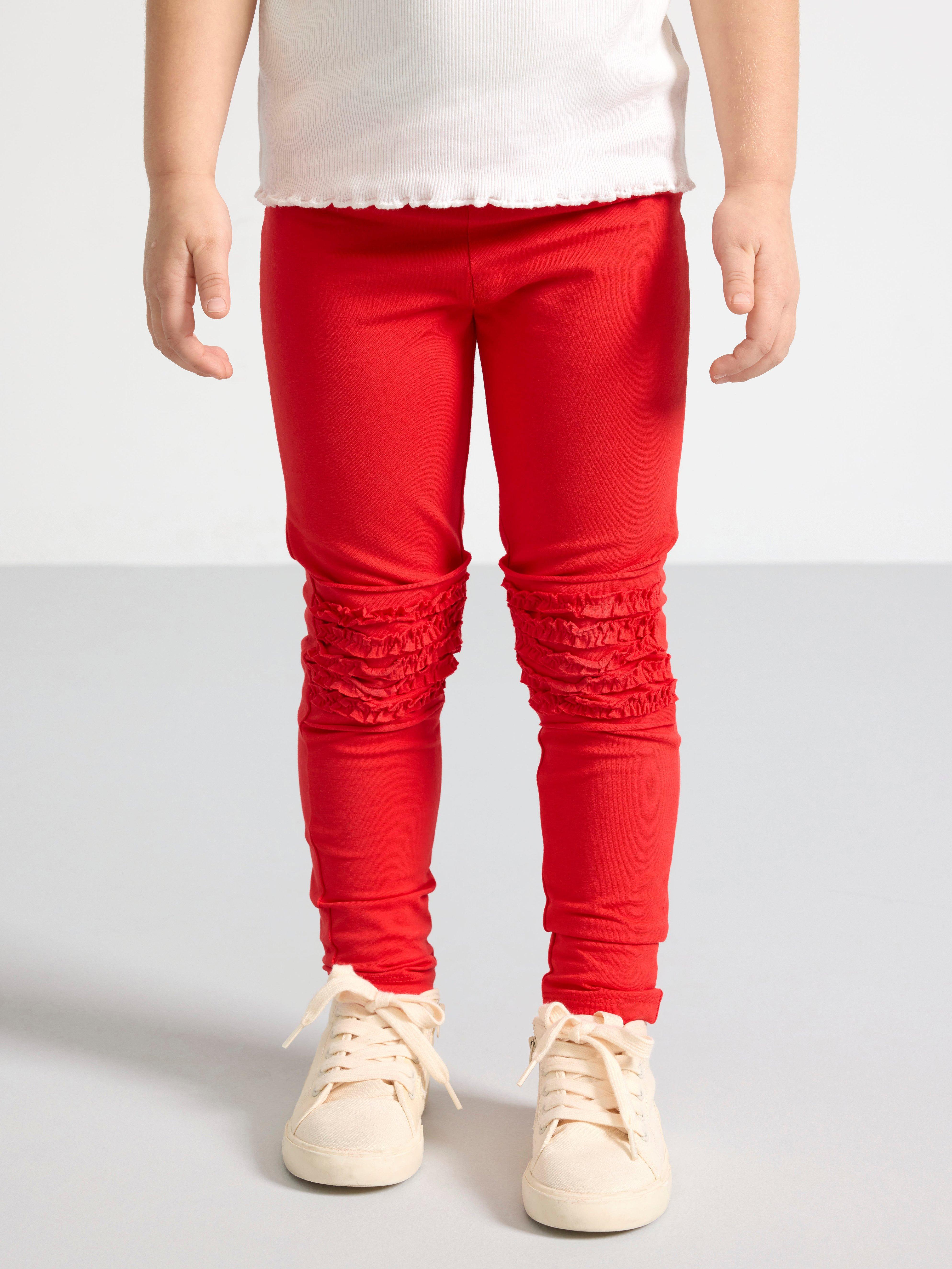 Boys red leggings shop