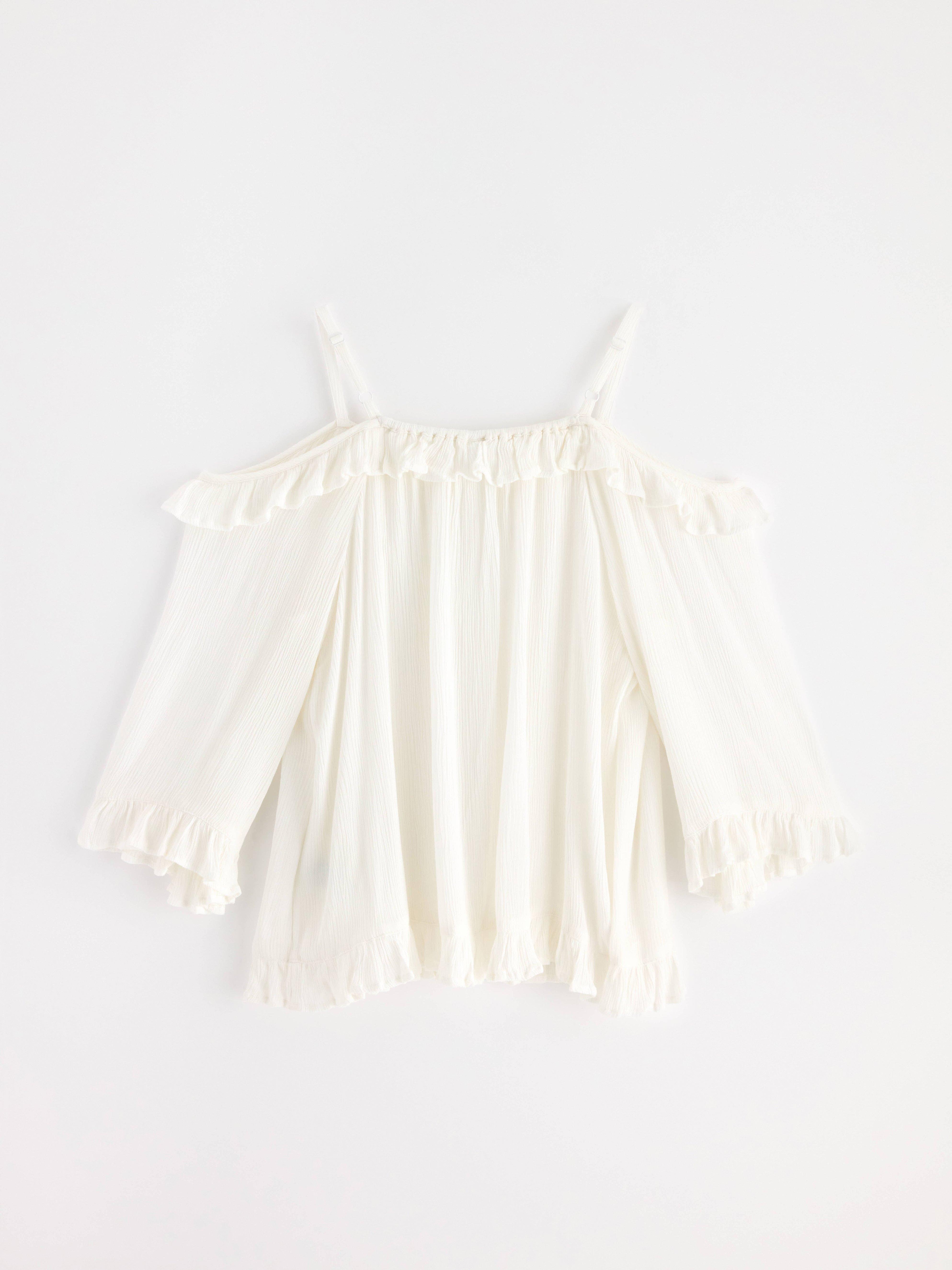 Bluse - Barn - Hvit