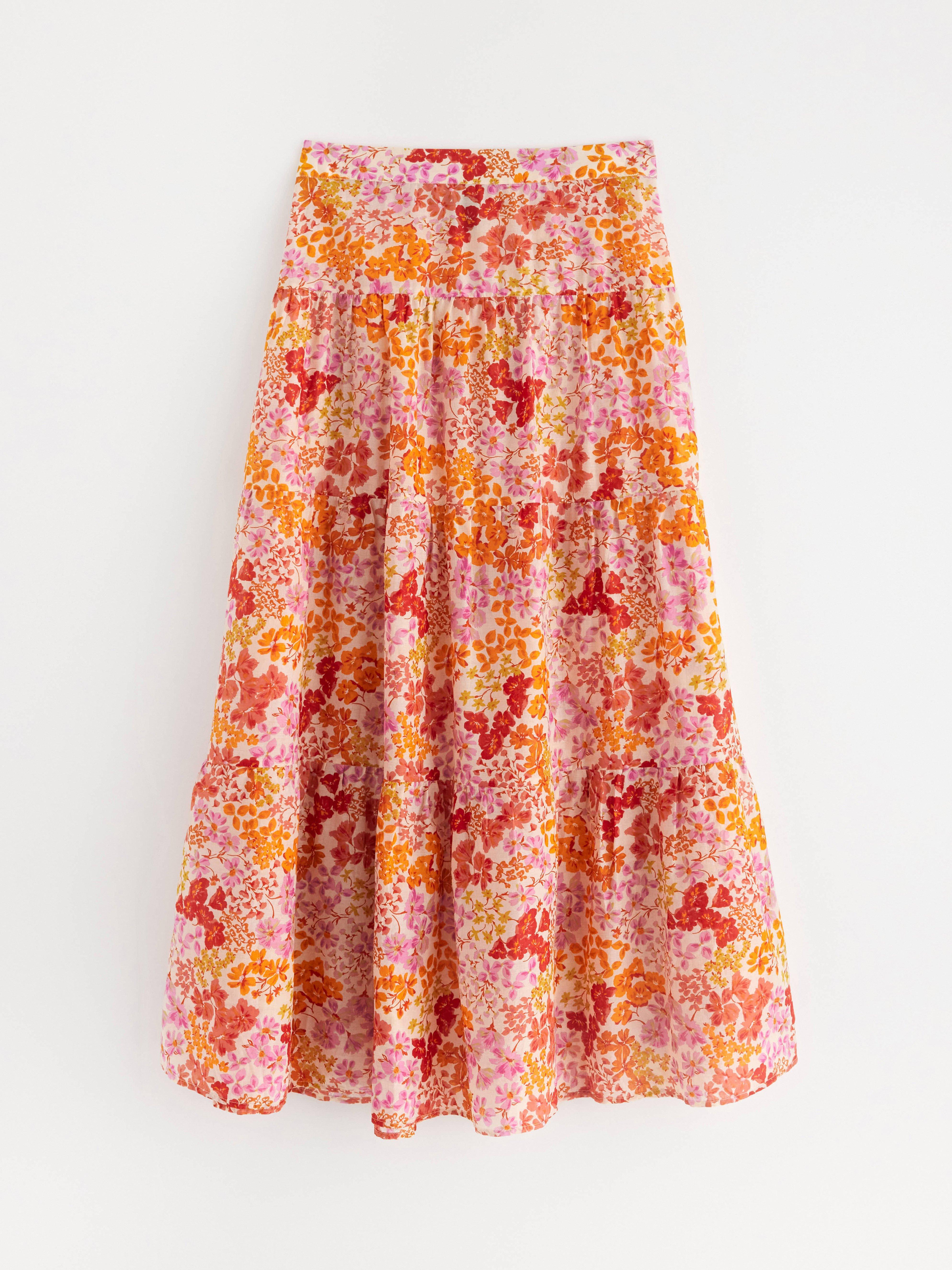 Maxi Skirt - Womens Wear - Orange