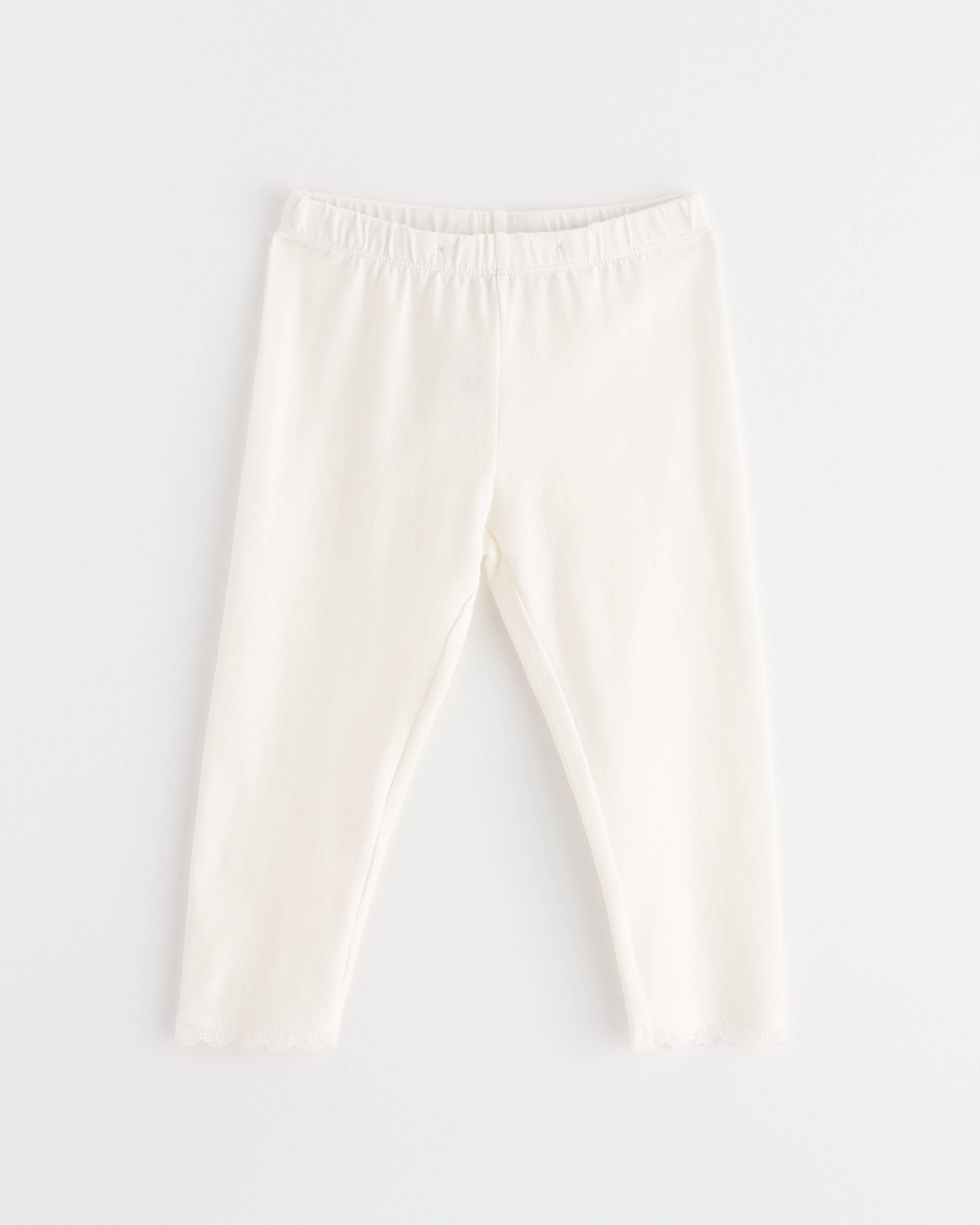 Capri-leggings - Barn - Hvit