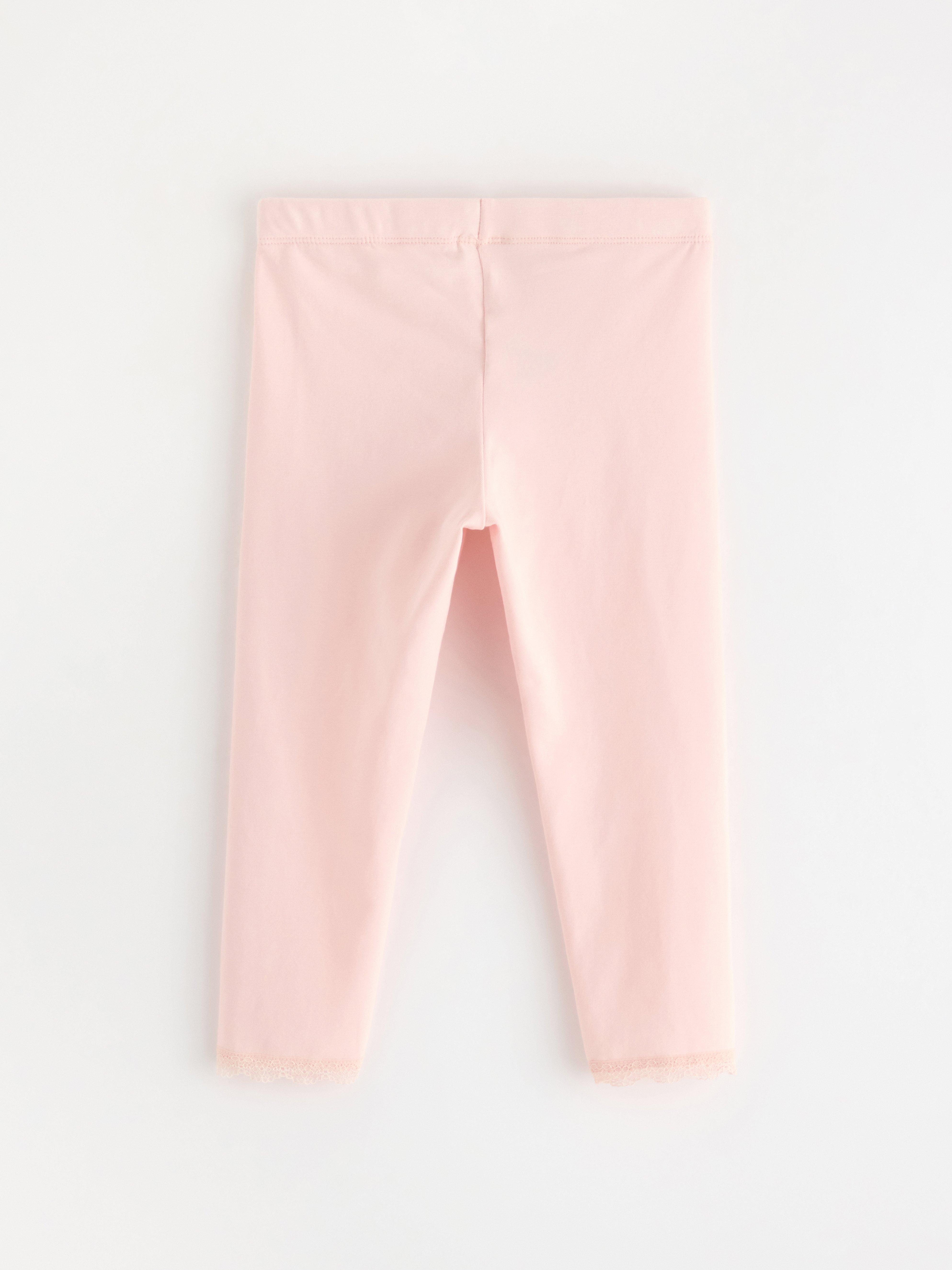 Capri Leggings - Kids Wear - Pink
