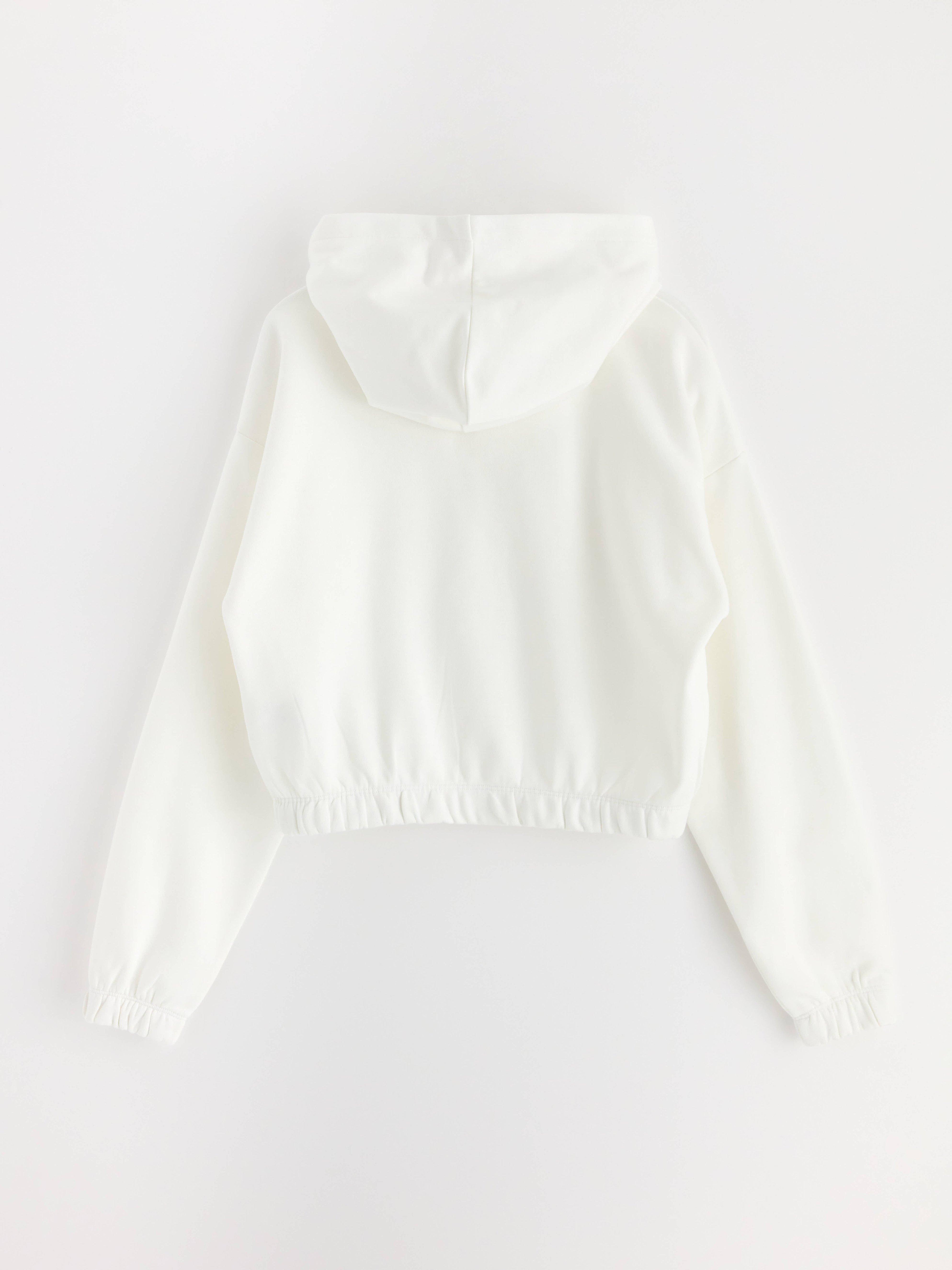 Hooded Sweatshirt - Kids Wear - White