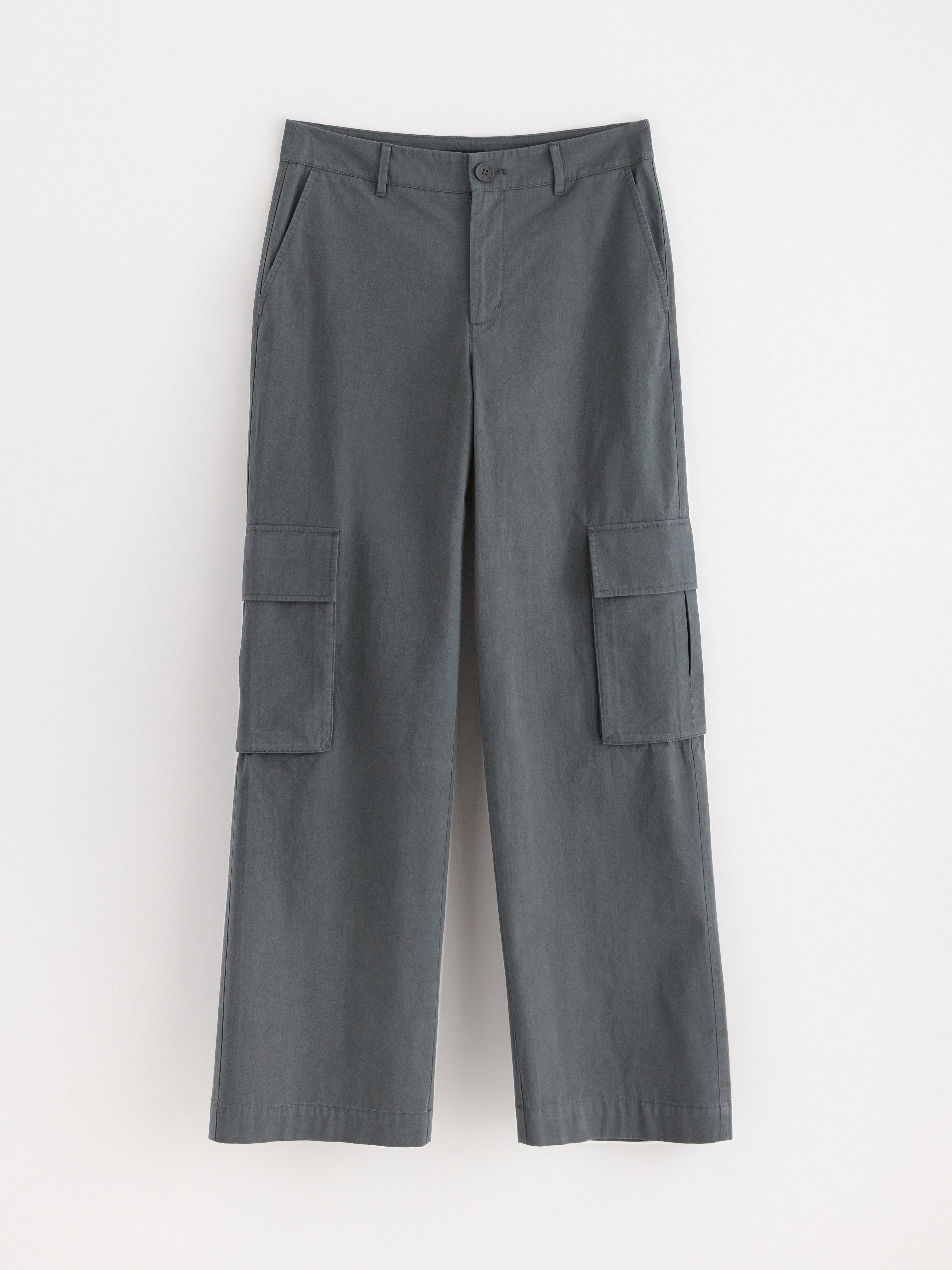 Cargo Trousers - Womens Wear - Grey