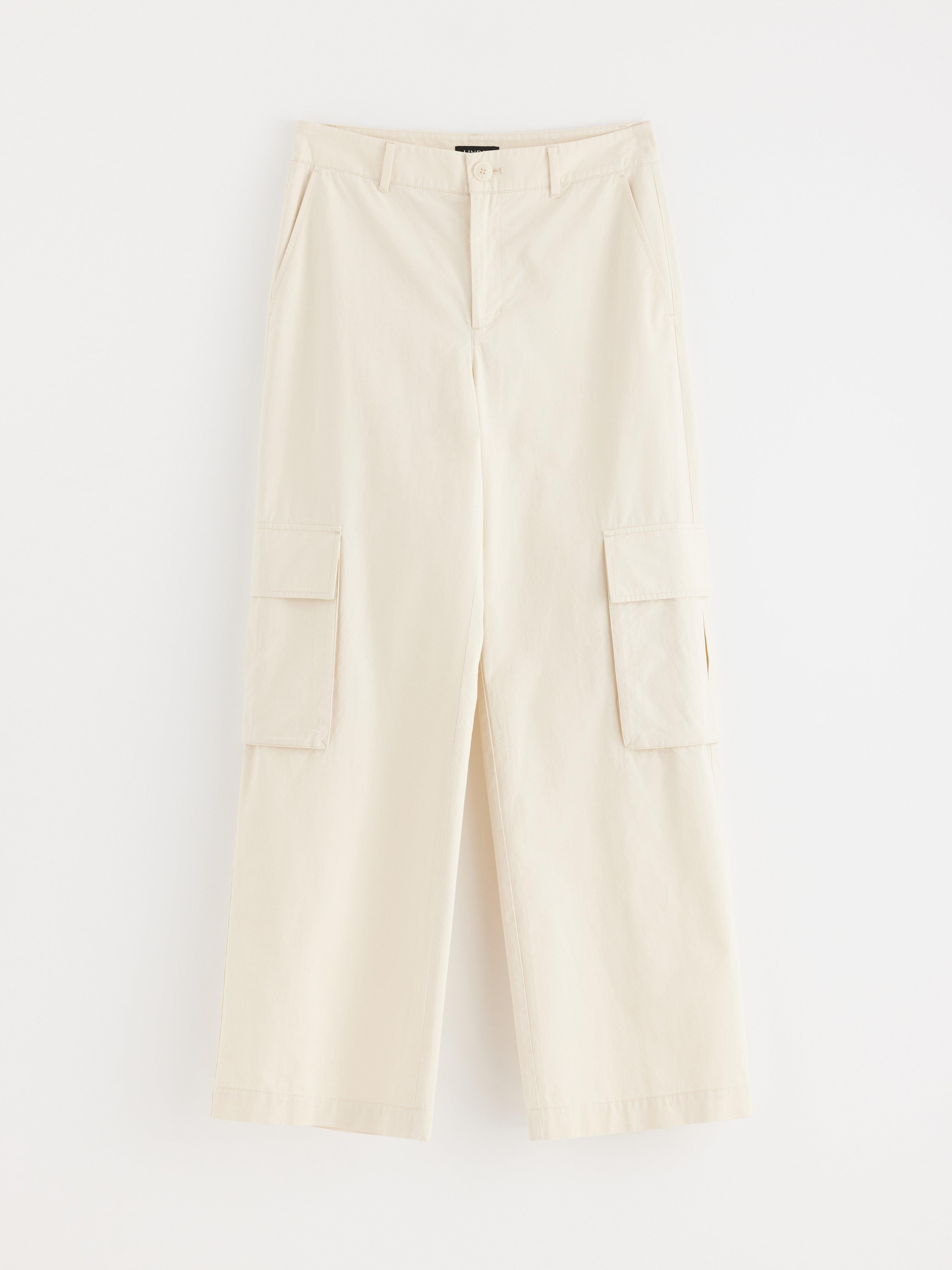 Cargo Trousers - Womens Wear - White