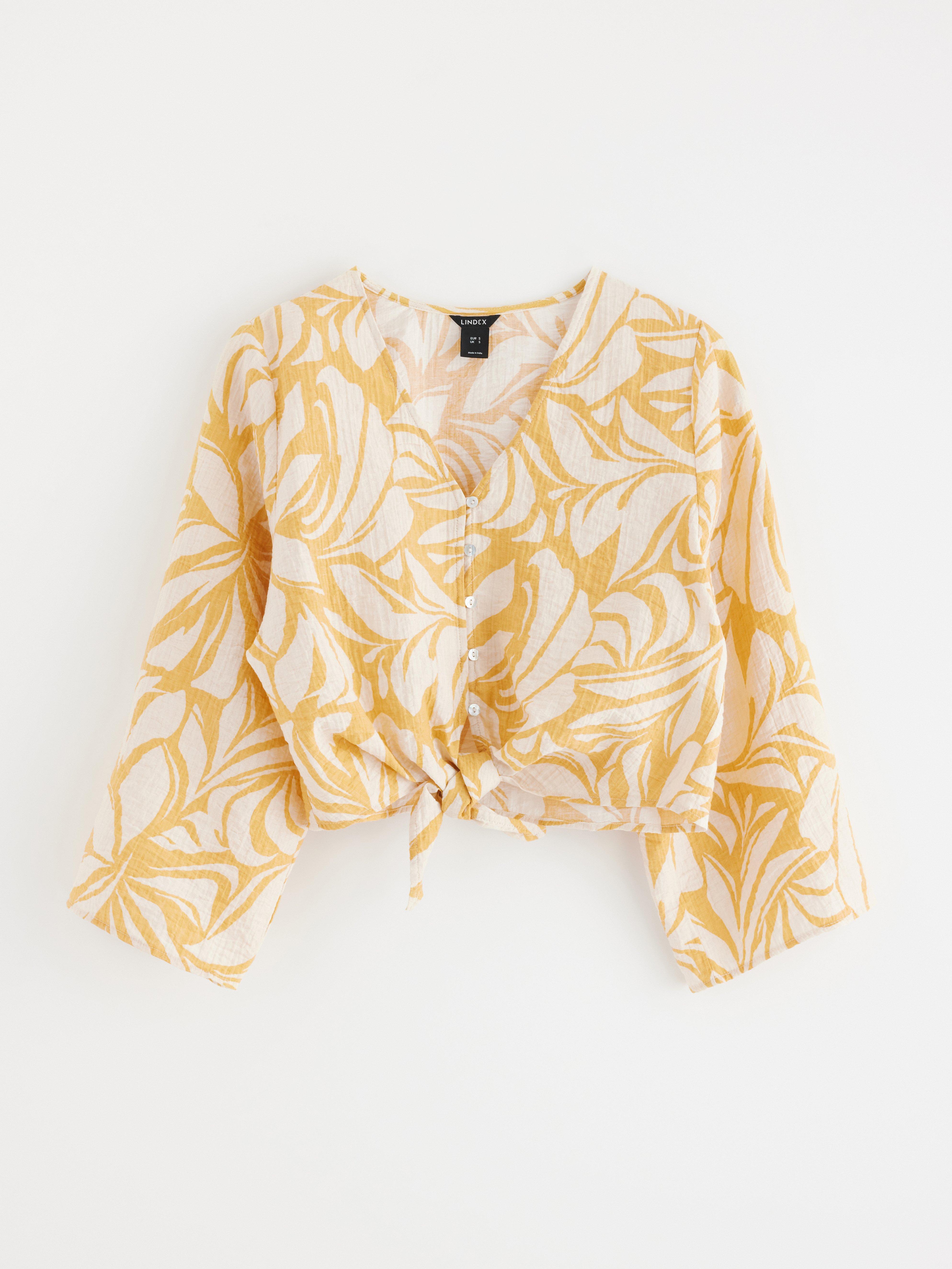 Wrap Blouse - Womens Wear - Yellow