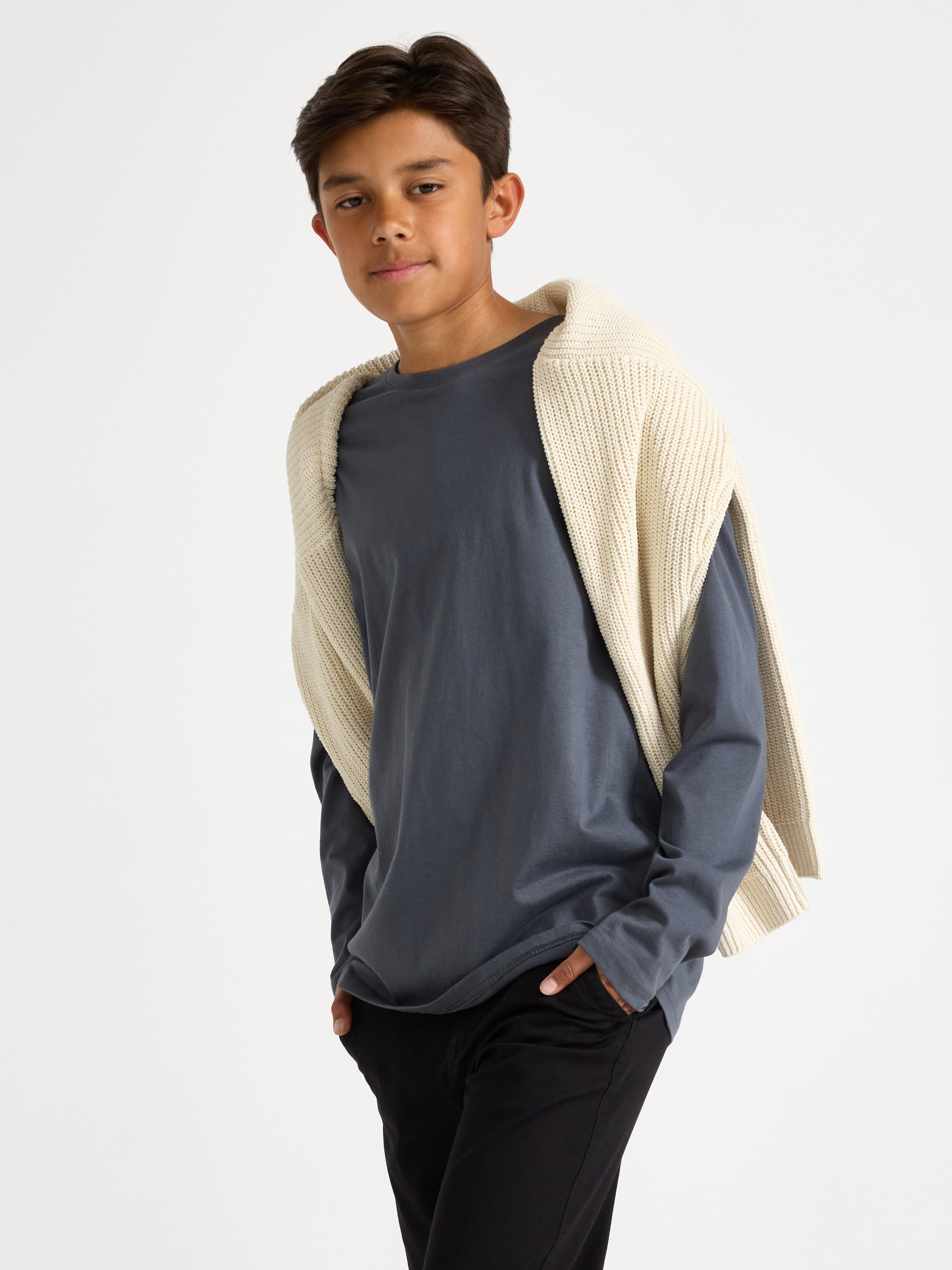 Top - Kids Wear - Grey