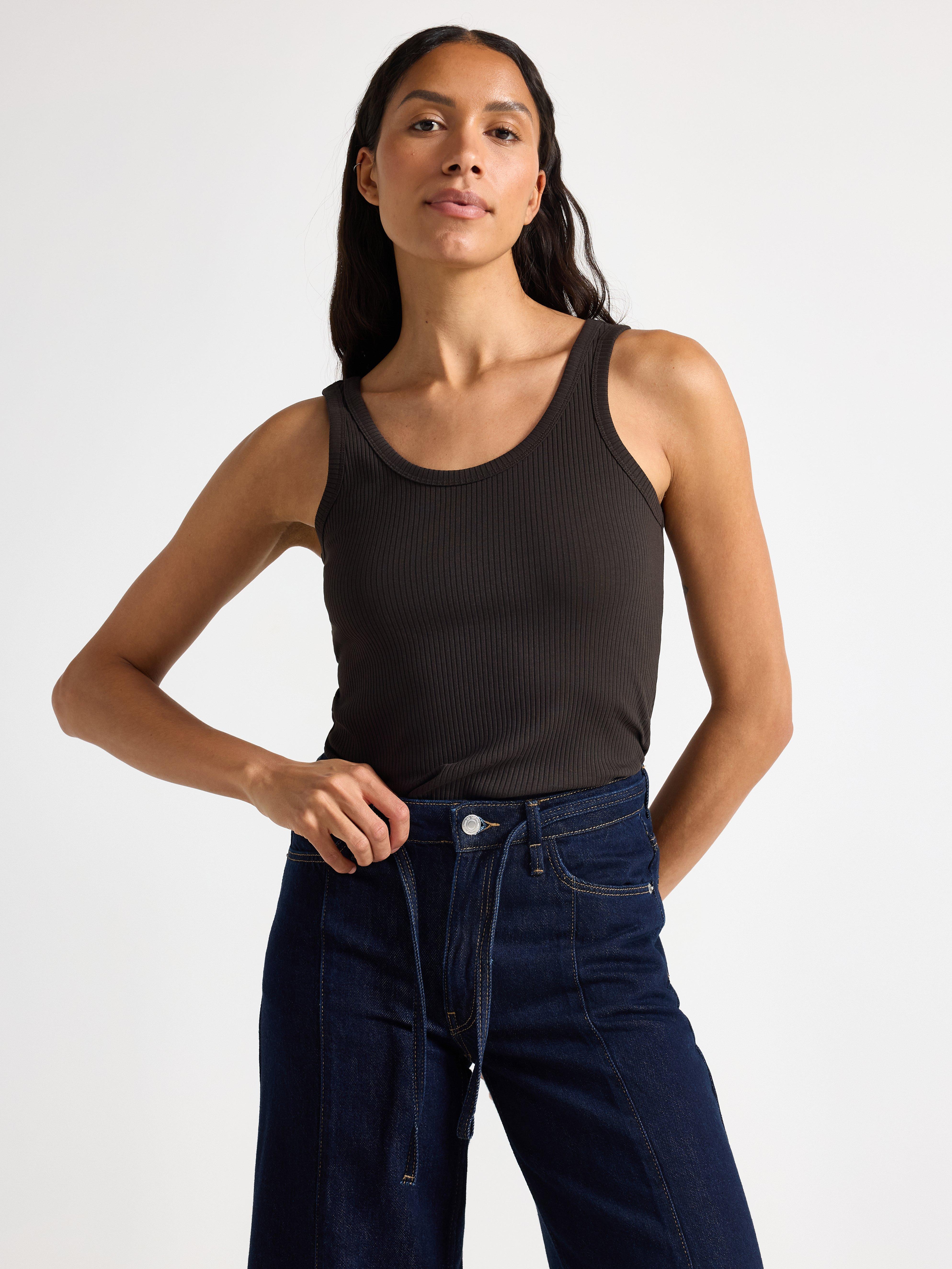 Tank Top - Womens Wear - Brown