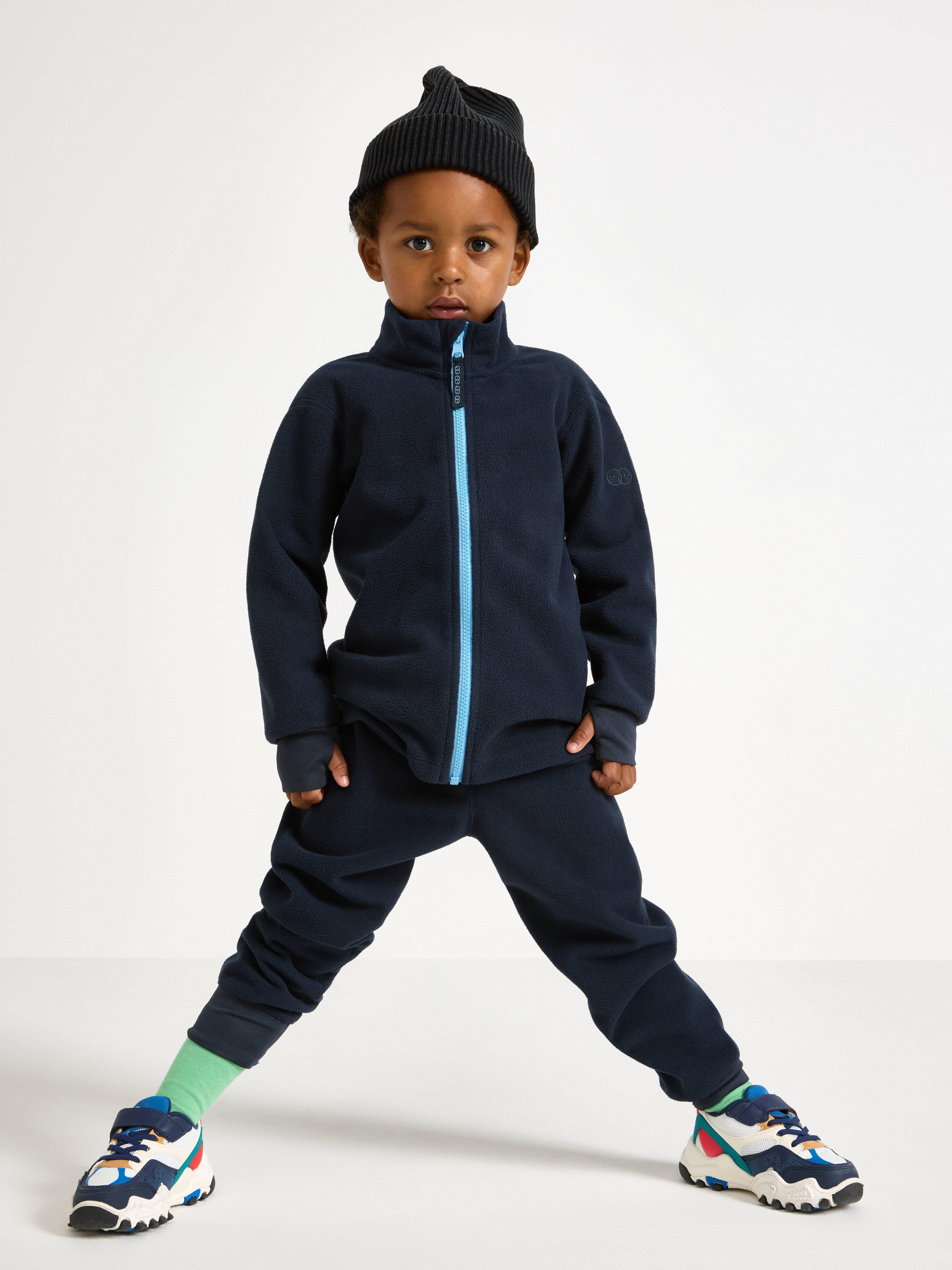 Waterproof wind fleece trousers – Kids Performance Wear