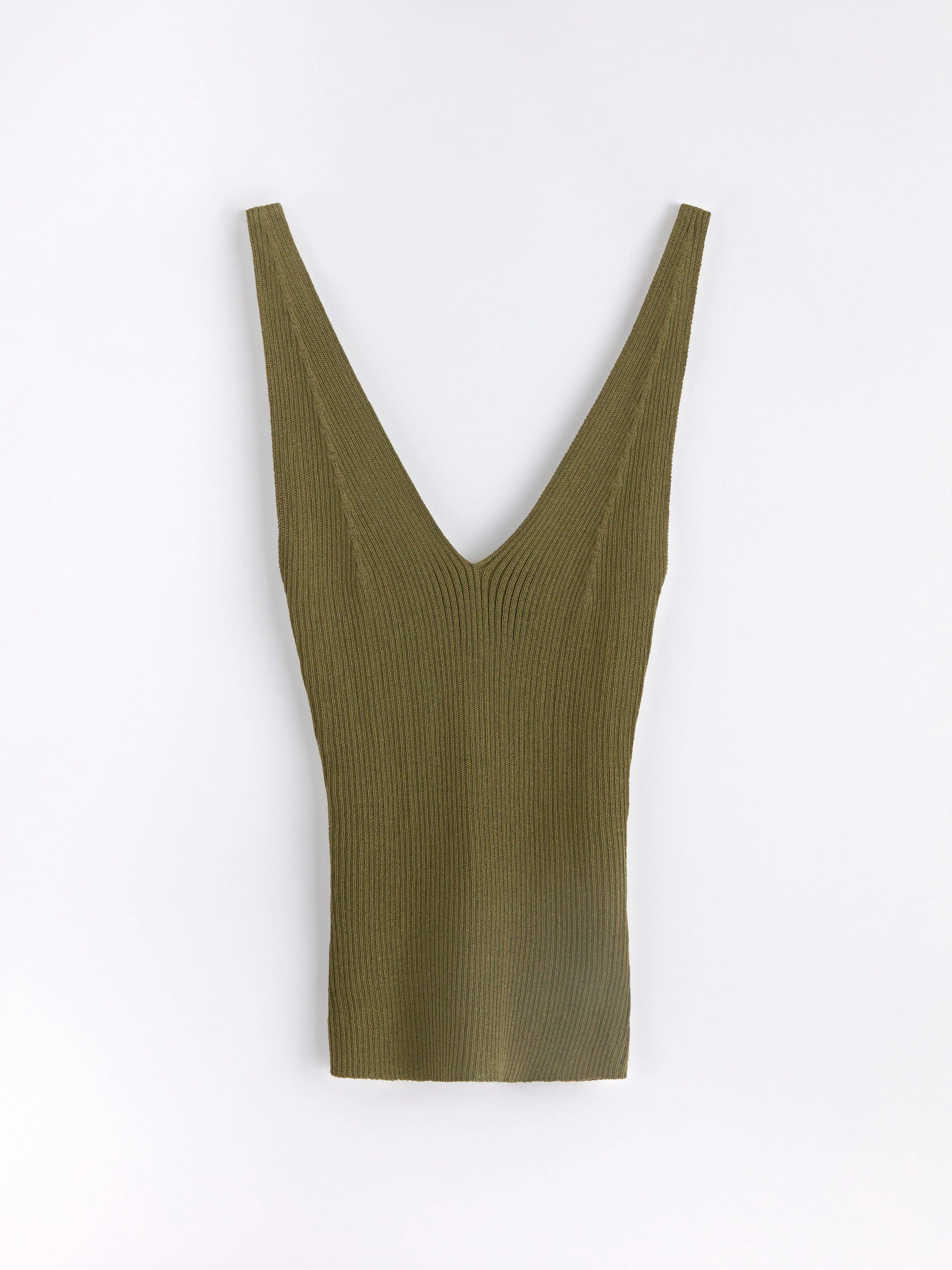 Singlet - Dame - Grønn