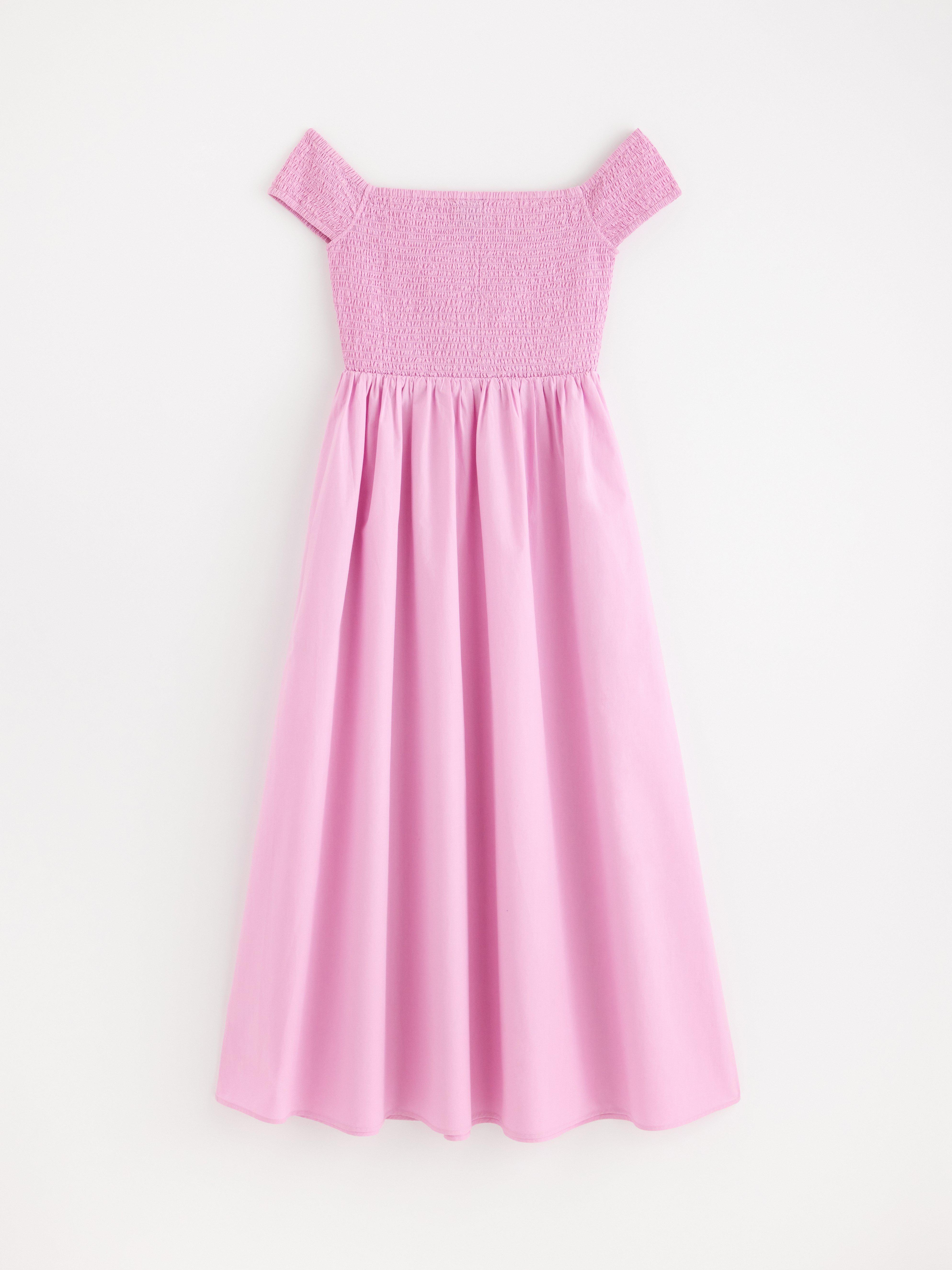 Maxikjole - Dame - Rosa