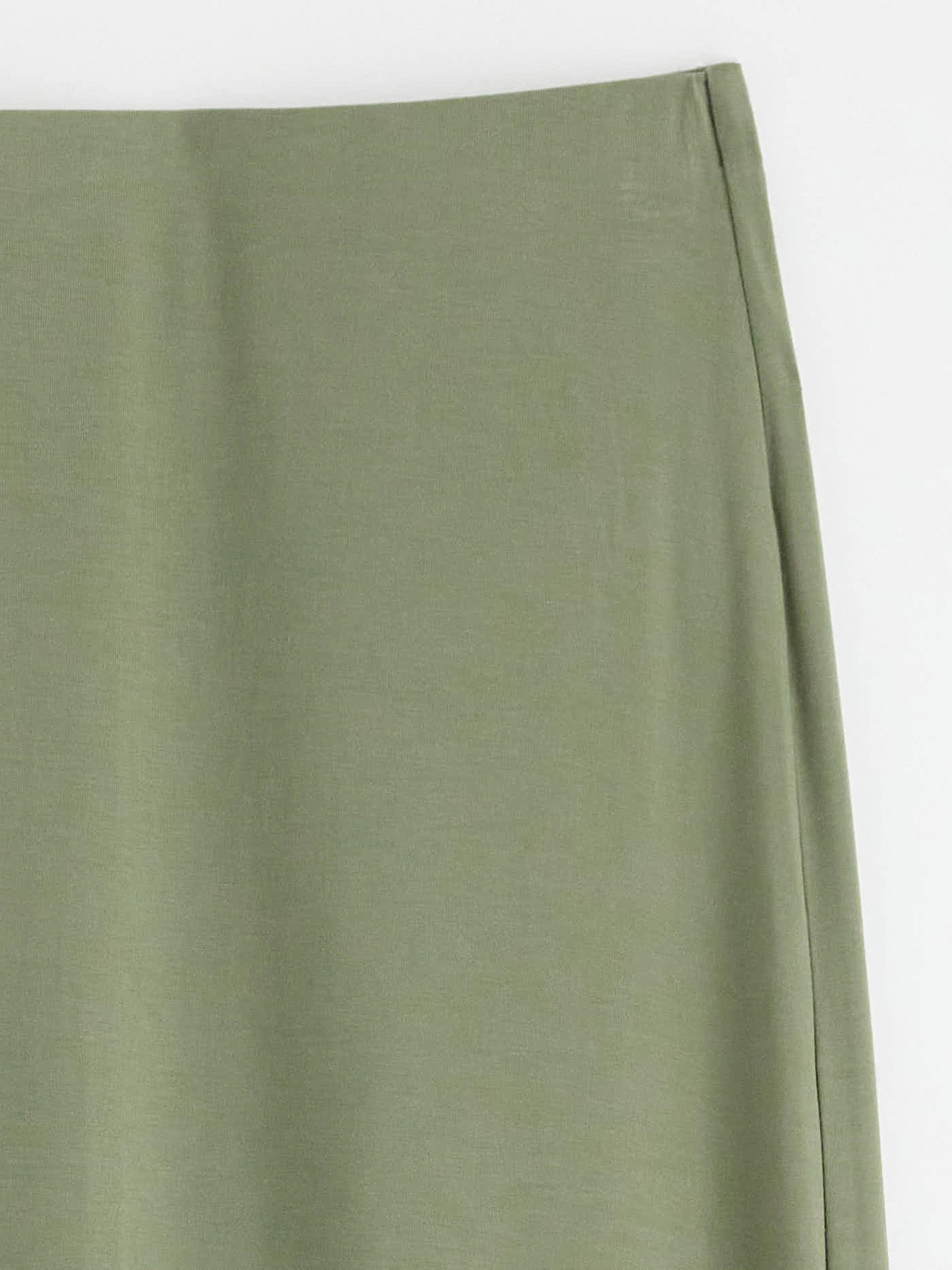 Maxi Skirt - Womens Wear - Green