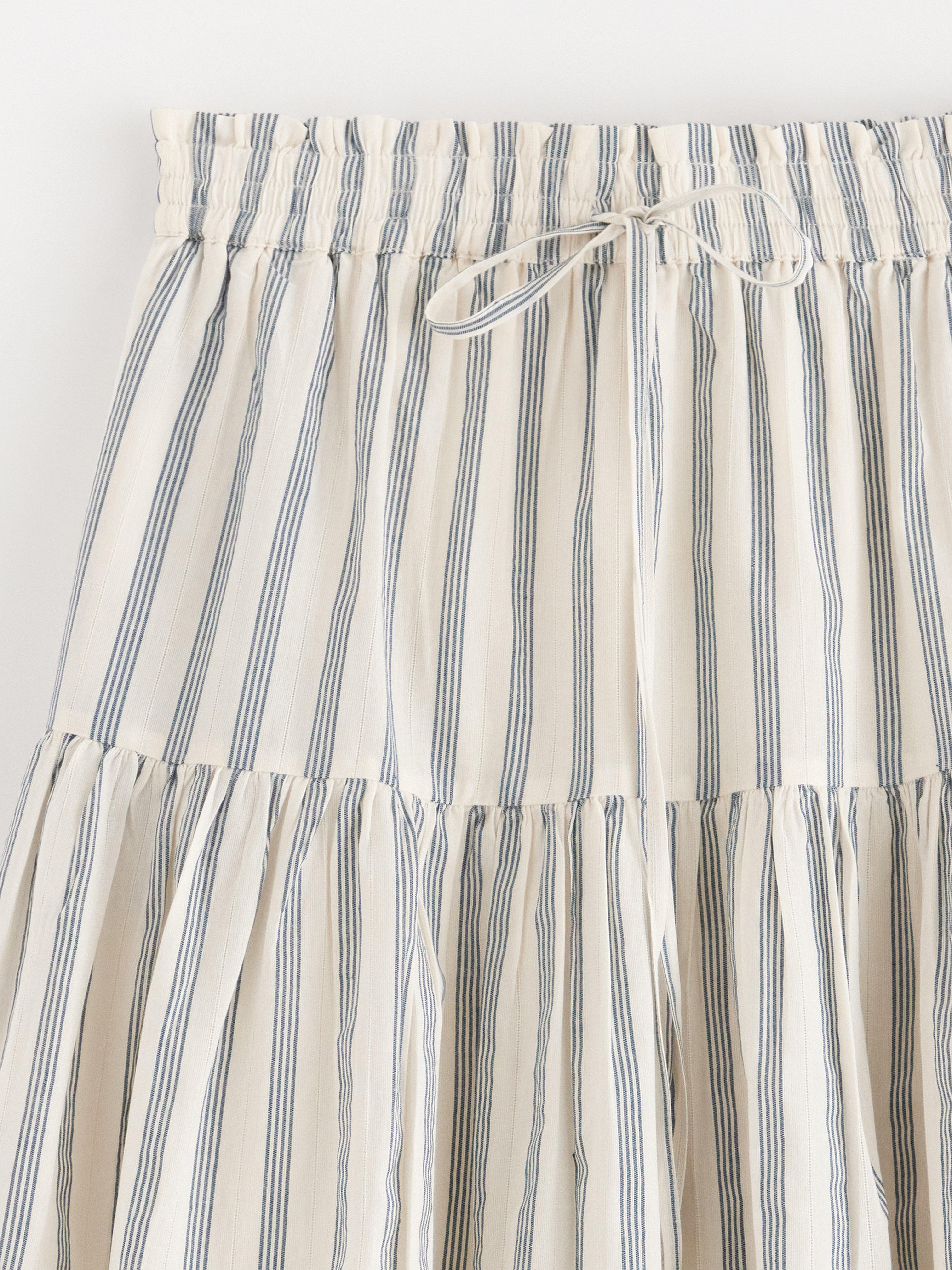 Maxi Skirt - Womens Wear - Beige