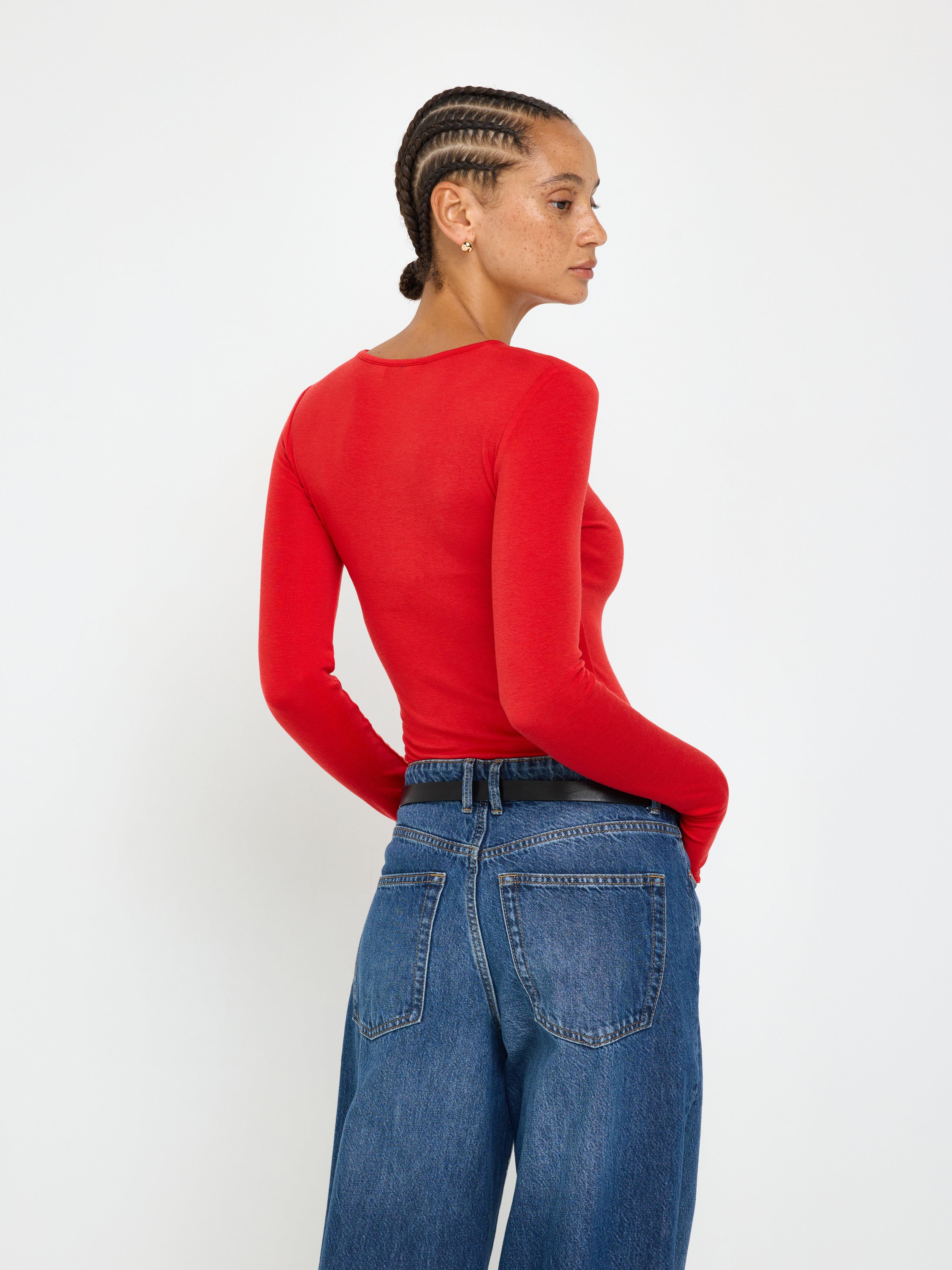 Top - Womens Wear - Red