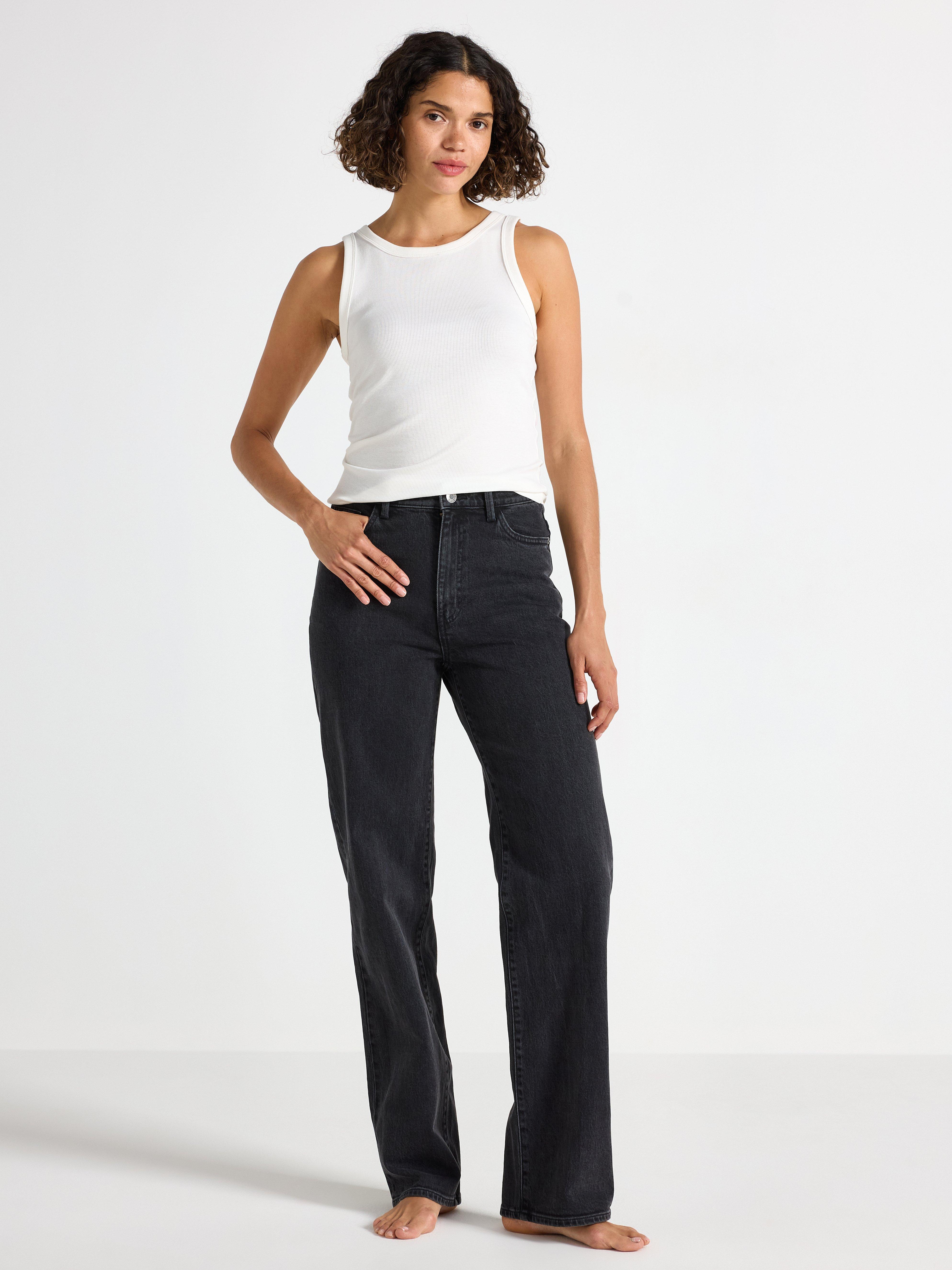 WIDE Hanna jeans with light stretch