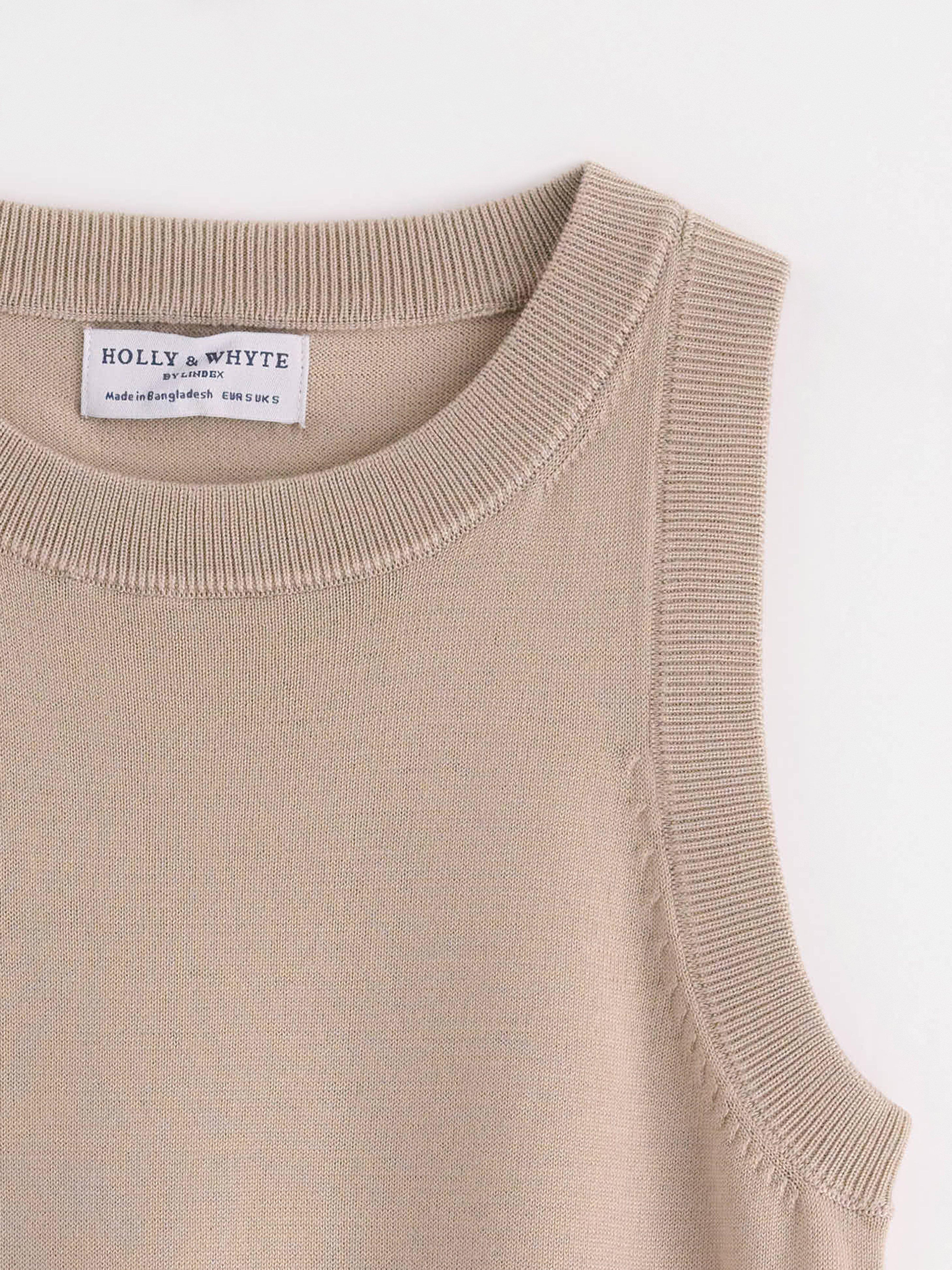 Tank Top - Womens Wear - Beige